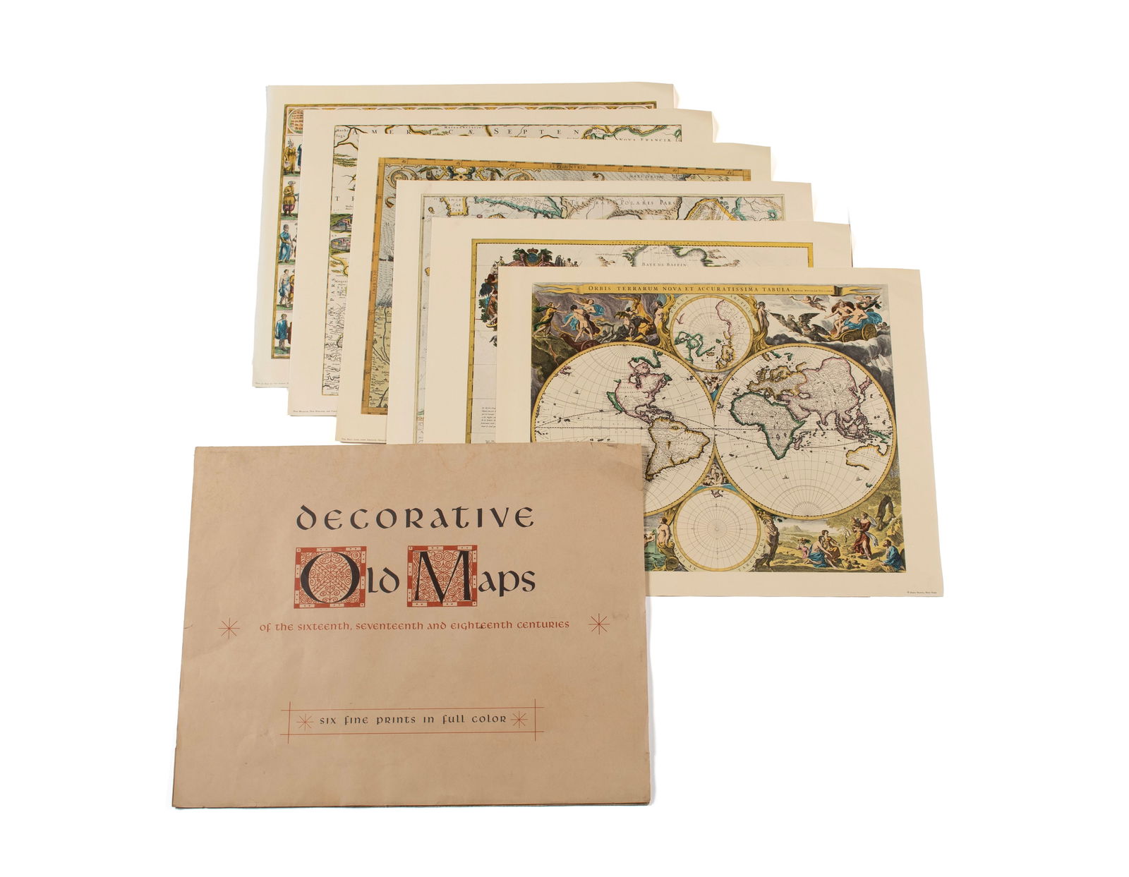 'DECORATIVE OLD MAPS' SUITE (1 of 9)