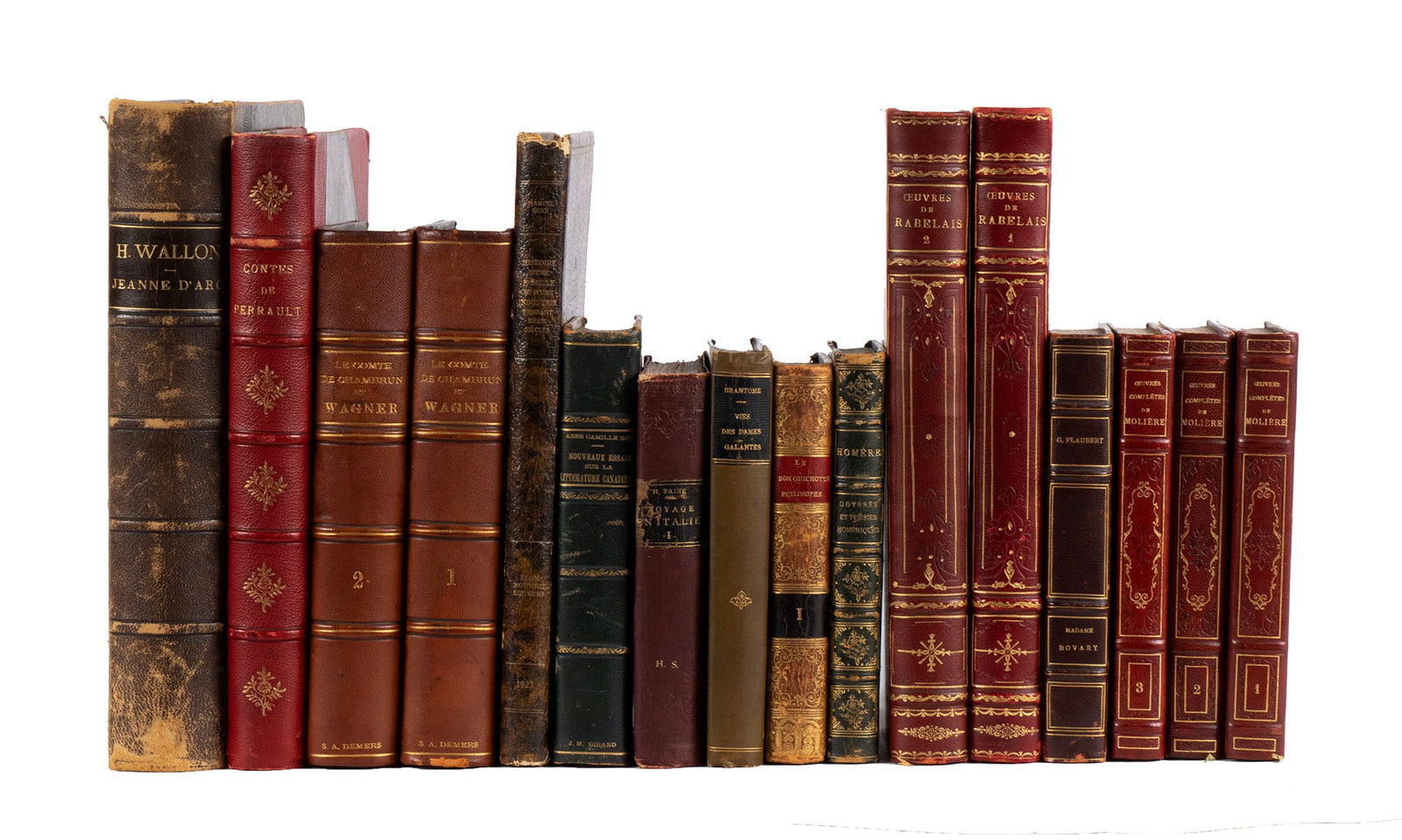 COLLECTION OF FRENCH BOOKS ON HISTORY AND LITERATURE (1 of 19)