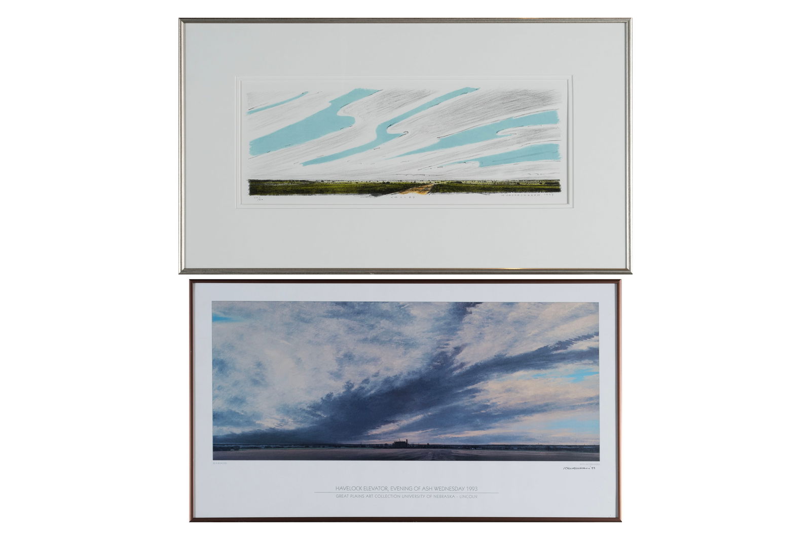 KEITH JACOBSHAGEN (AMERICAN, B. 1941), TWO PRINTS (1 of 11)