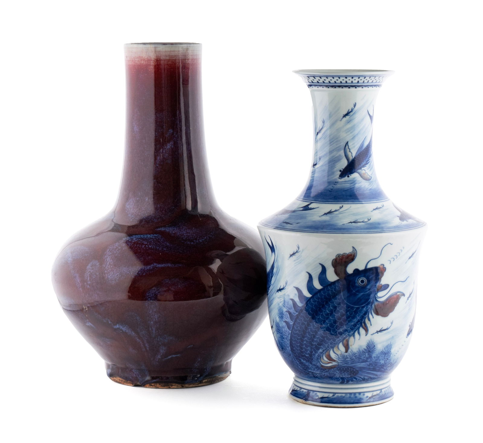 TWO CHINESE PORCELAIN VASES (1 of 13)