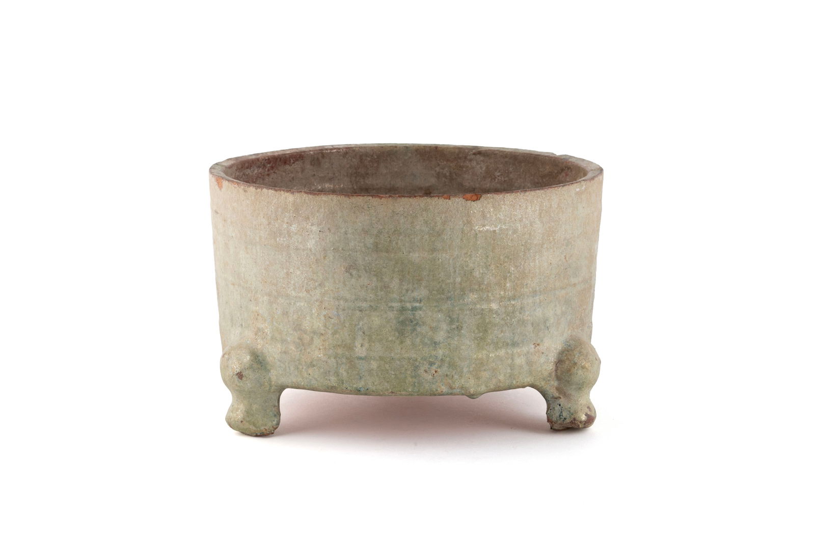 CHINESE ARCHAIC GLAZED EARTHENWARE LIAN (1 of 4)