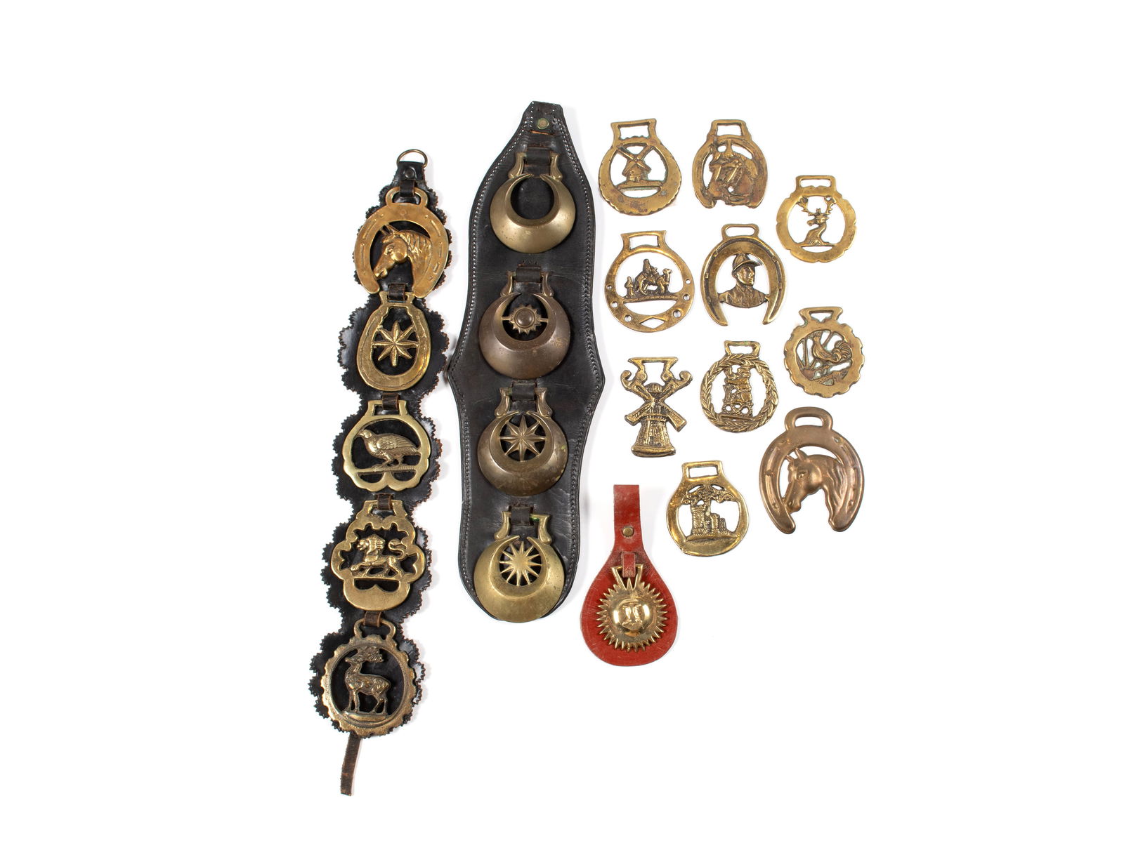 COLLECTION OF HORSE BRASSES (1 of 5)