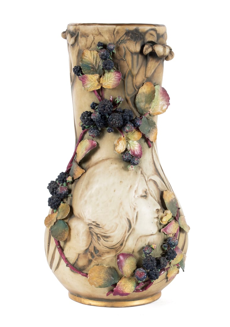 AMPHORA ART NOUVEAU VASE (1 of 11)