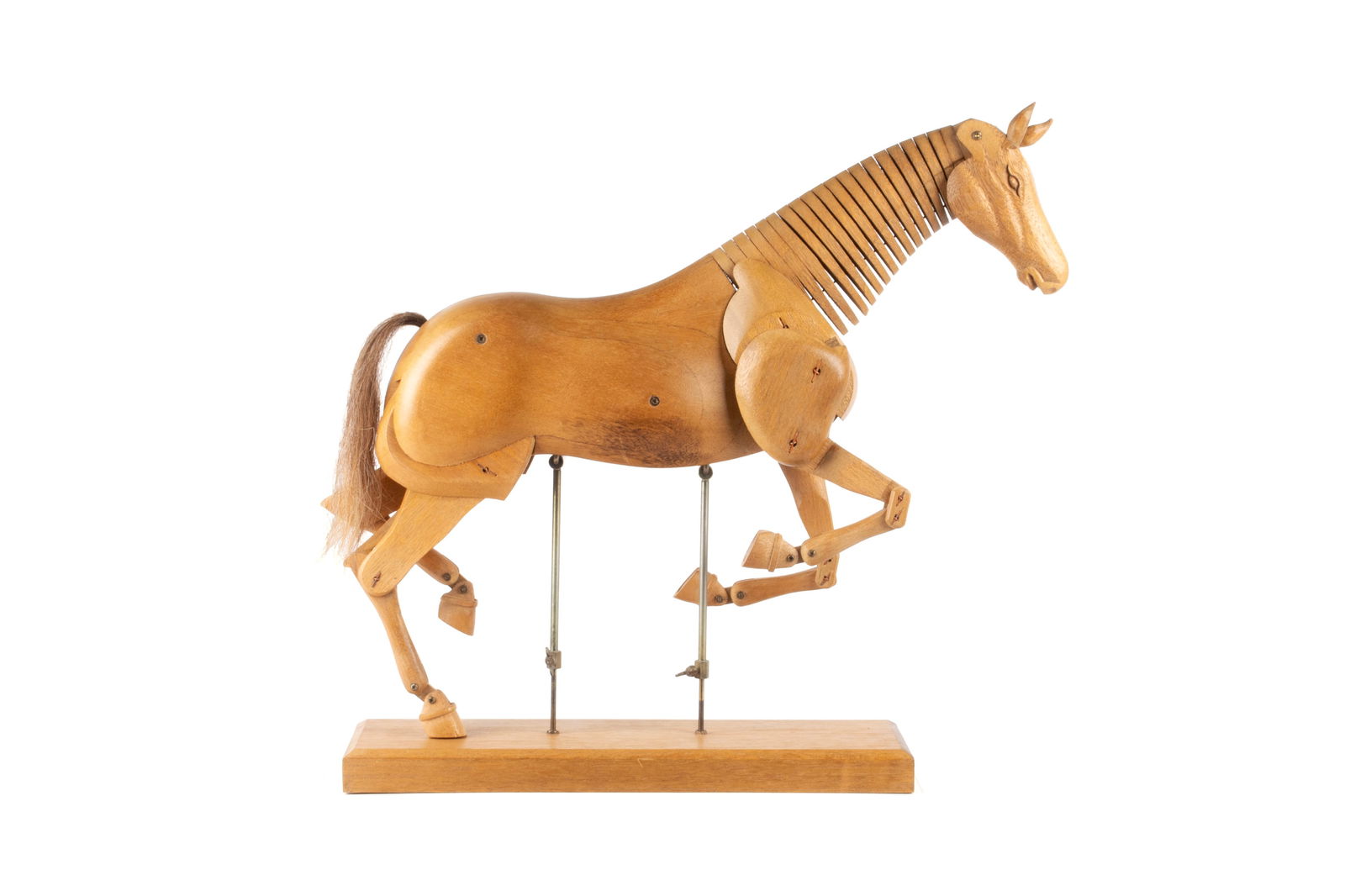 ARTICULATED WOOD ARTIST'S MODEL HORSE (1 of 13)