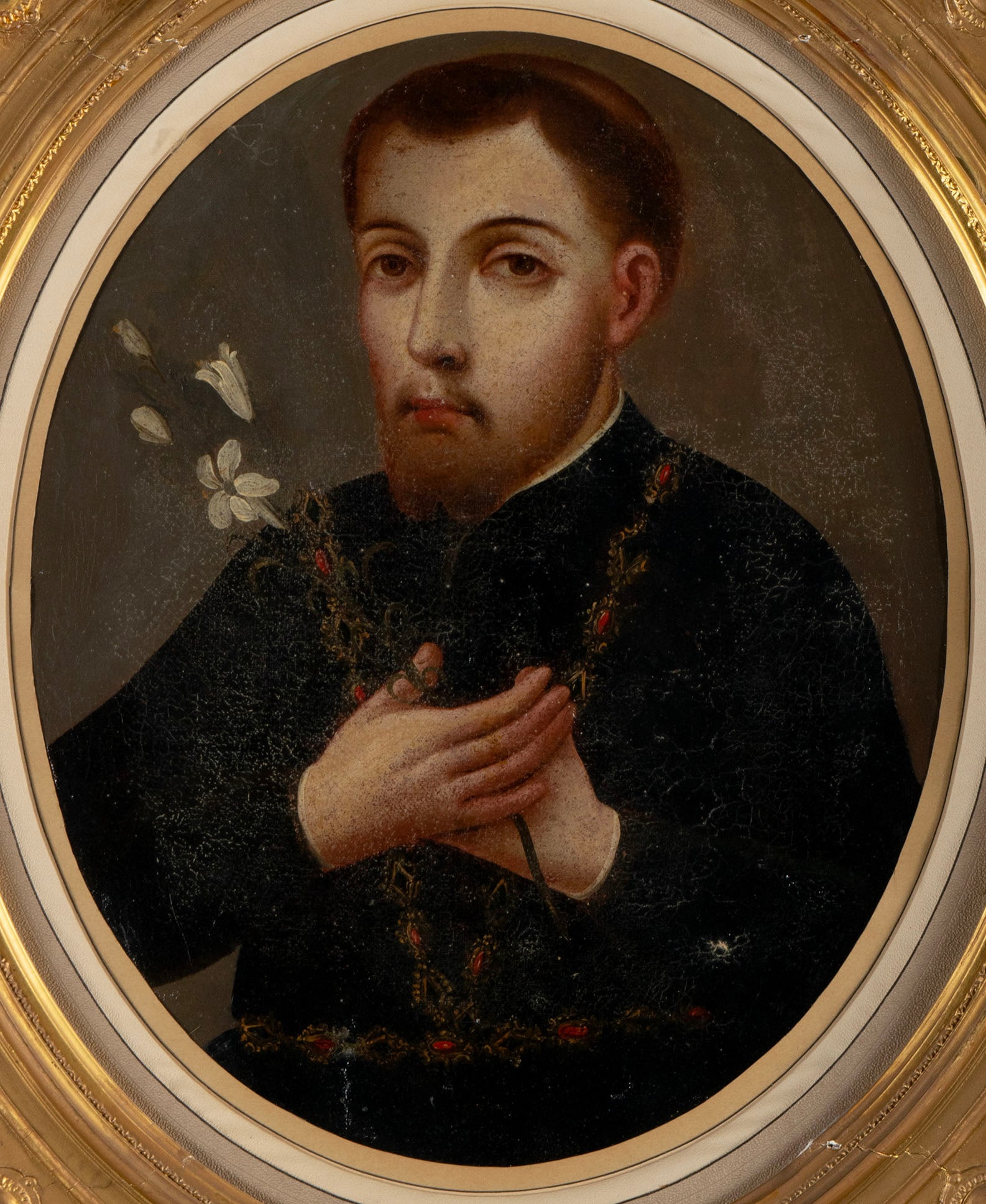 SPANISH COLONIAL PORTRAIT OF SAINT CAJETAN (1 of 16)