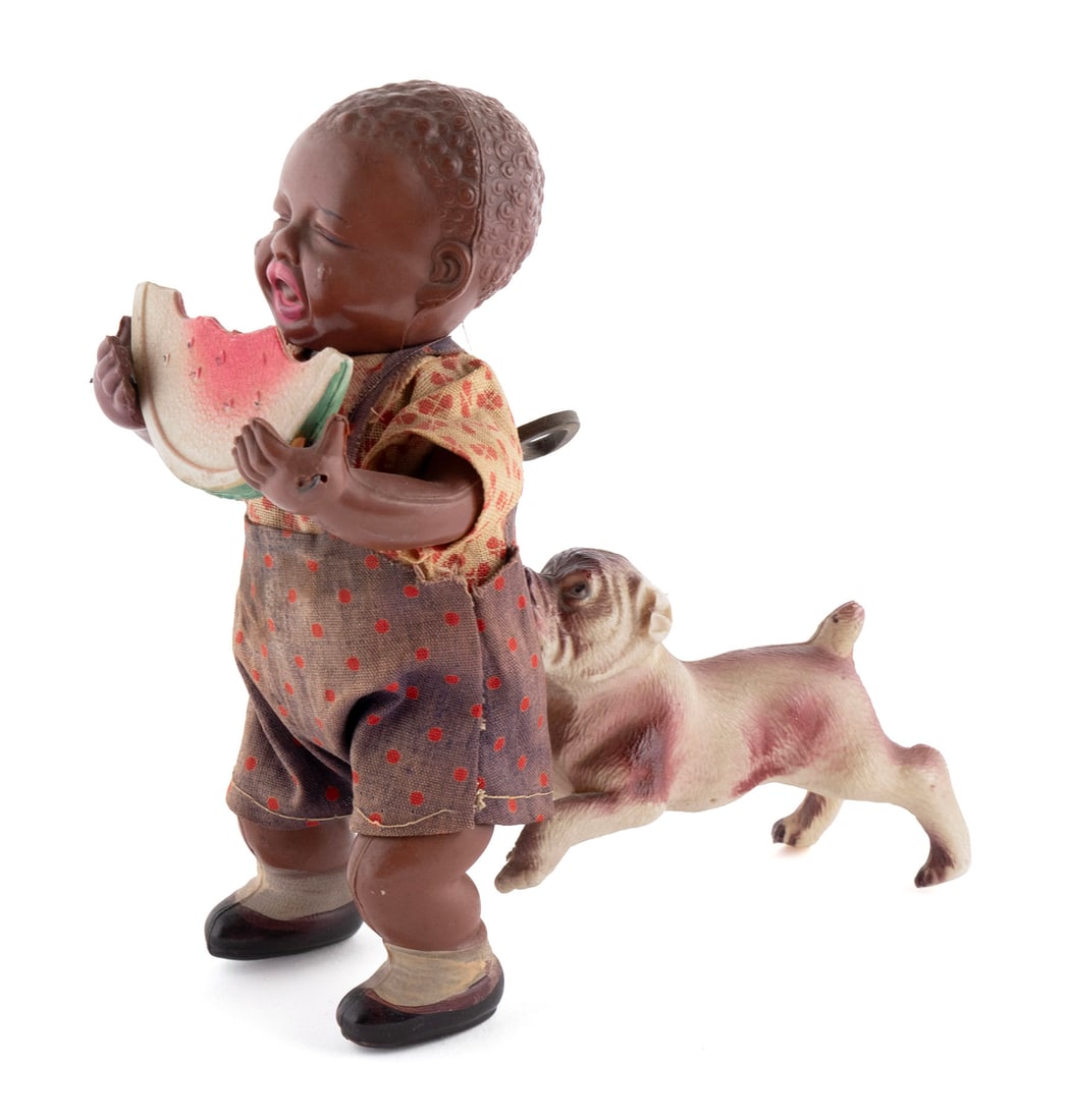 BLACK AMERICANA CELLULOID WIND UP TOY (1 of 8)