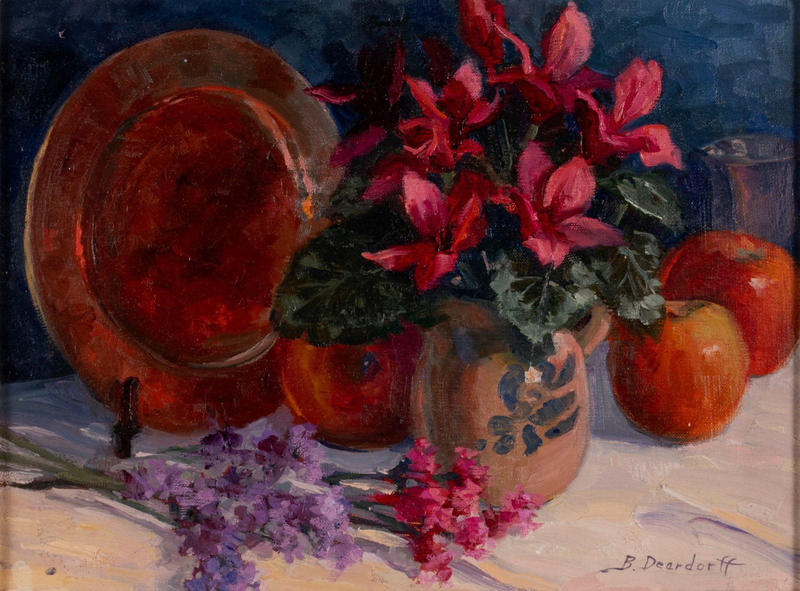 STILL LIFE, SIGNED B DEARDORFF (1 of 7)
