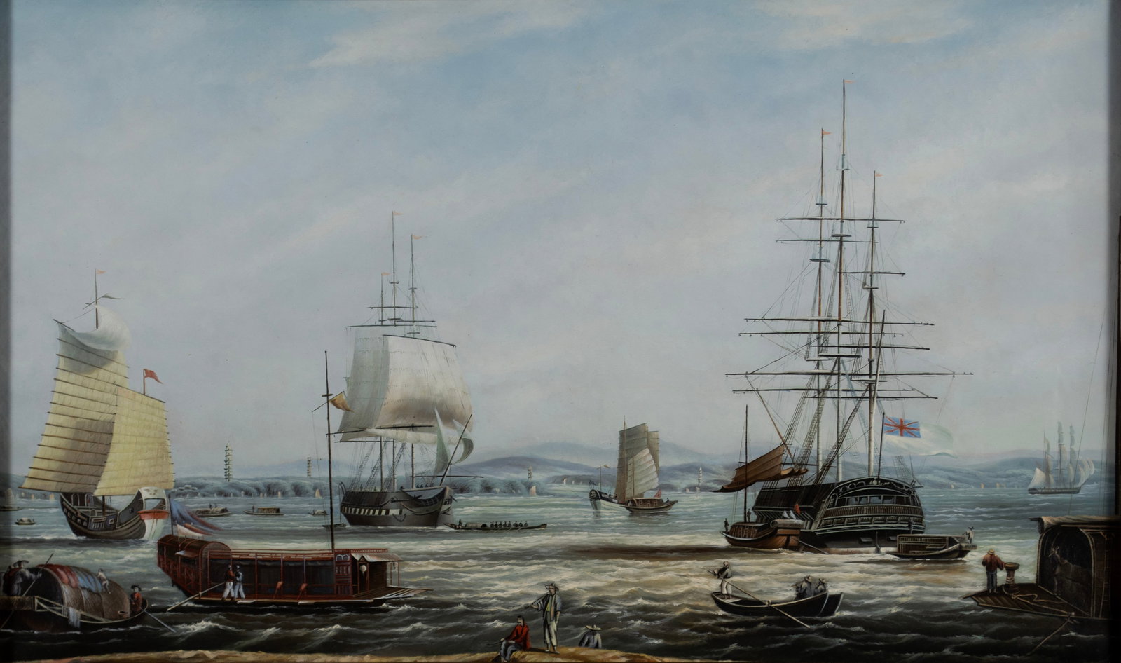 PEARL RIVER IN CANTON AFTER WILLIAM JOHN HUGGINS (ENGLISH, 1781-1845) (1 of 7)