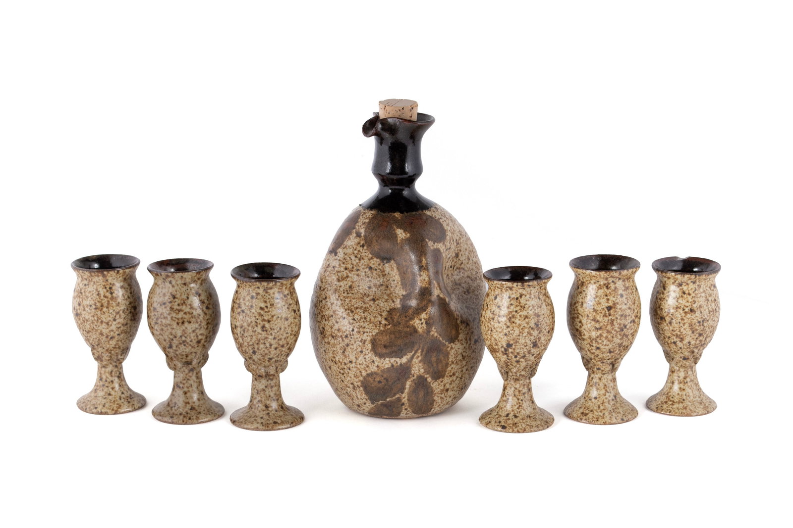 CONTEMPORARY CERAMIC CORDIAL SET (1 of 11)