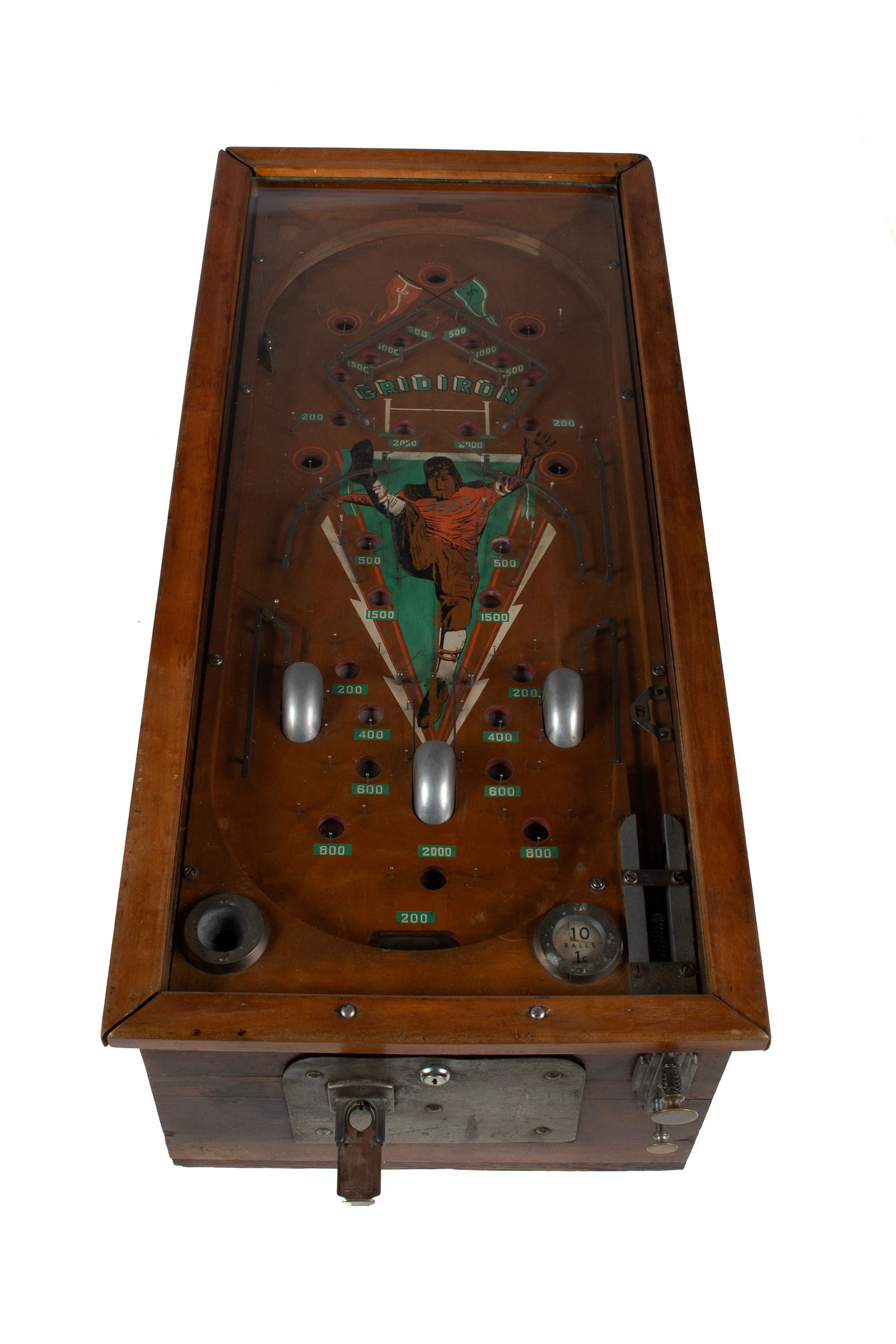 GRIDIRON TABLETOP PINBALL MACHINE (1 of 8)