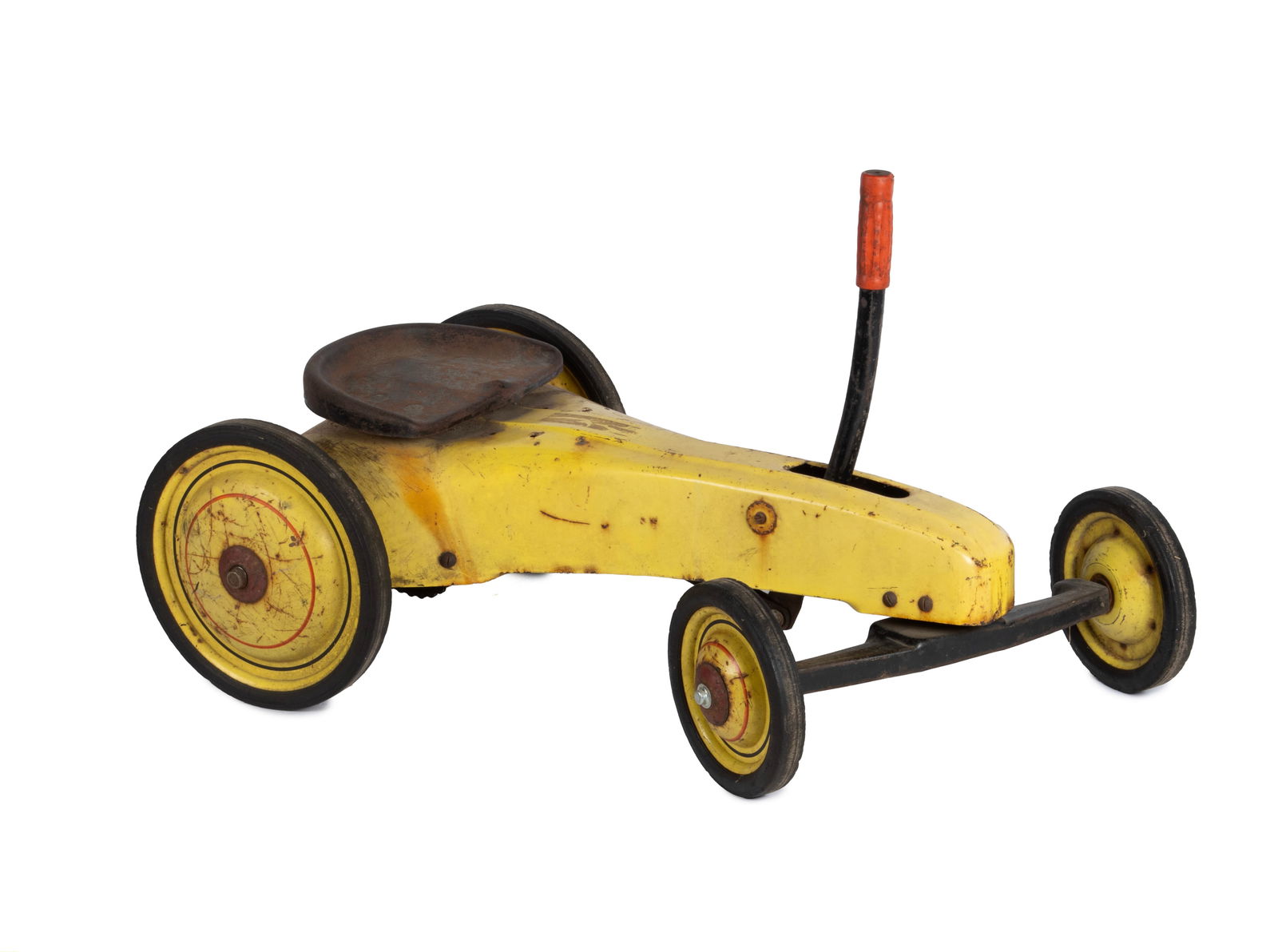 YELLOW IRISH MAIL CHAIN DRIVE CHILD'S RIDING TOY (1 of 7)