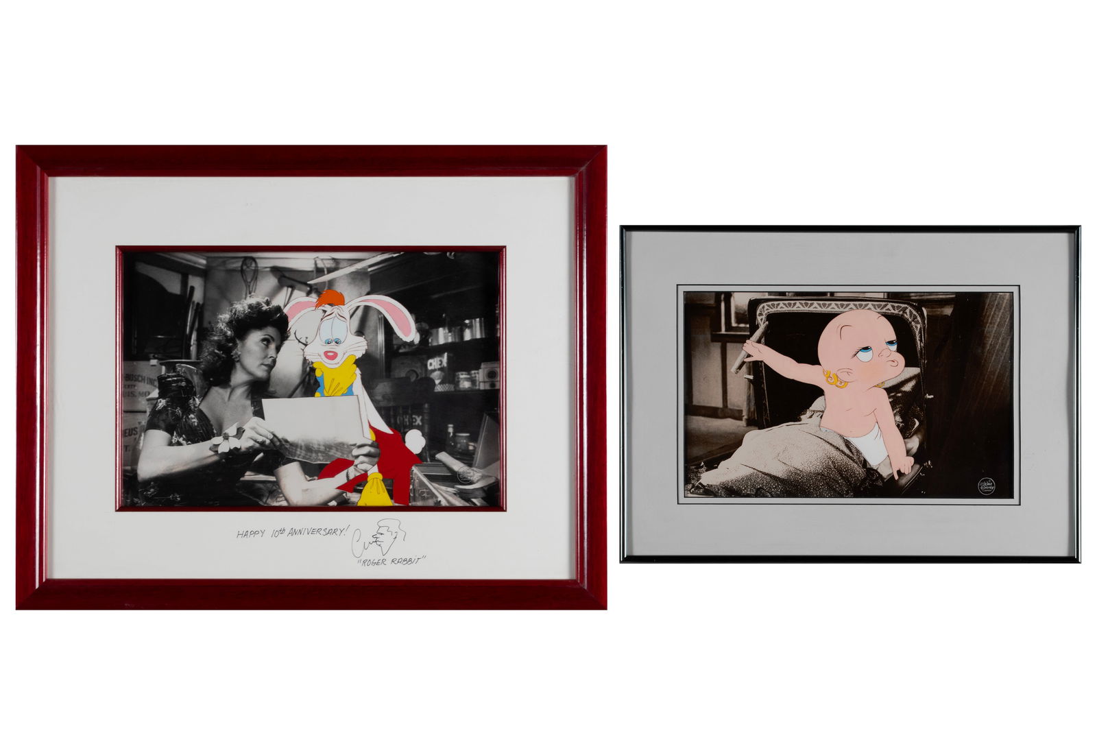 TWO ROGER RABBIT ANIMATION CELS (1 of 11)
