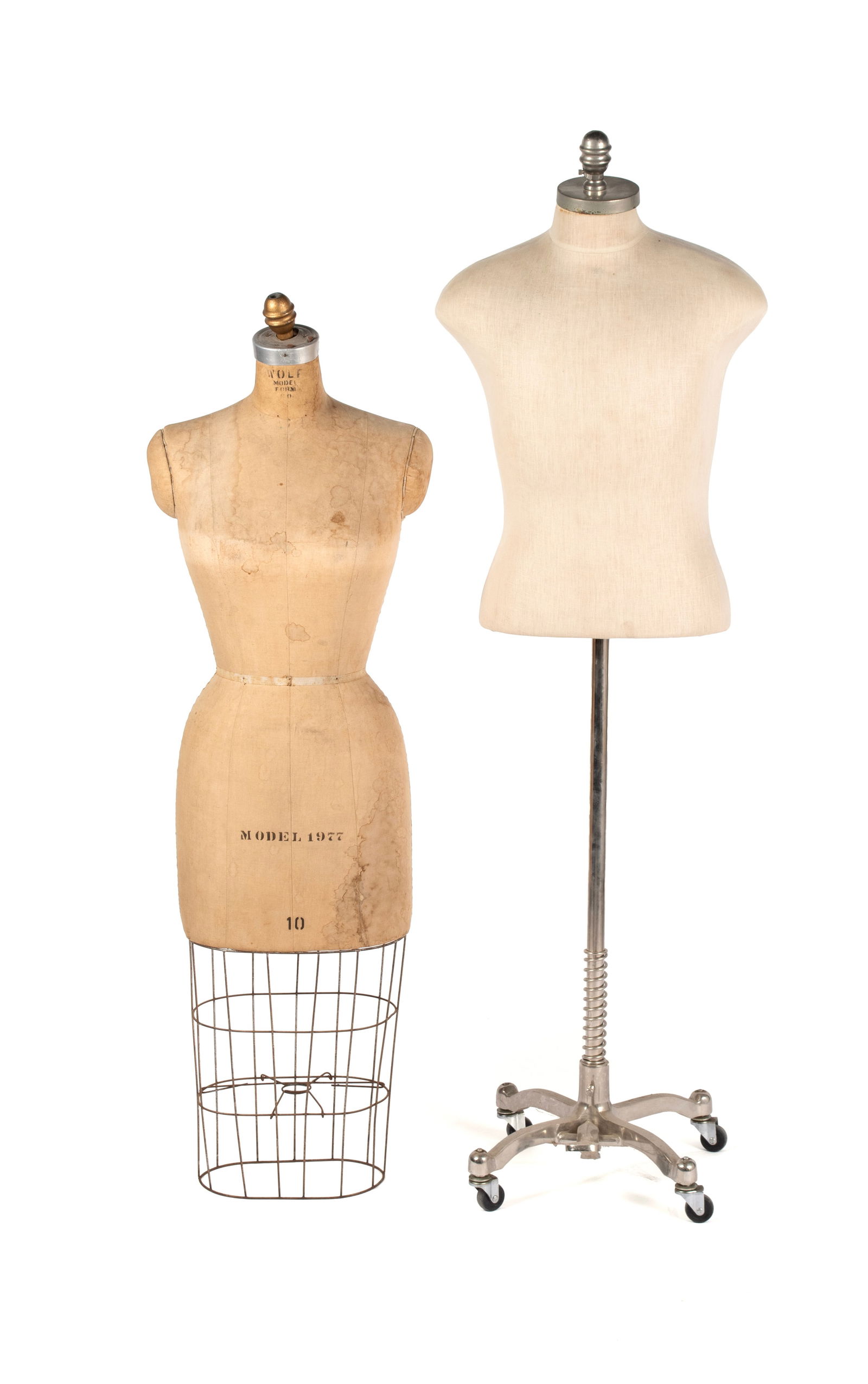 TWO DRESS FORMS (1 of 6)