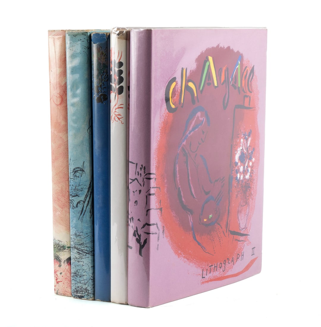 MARC CHAGALL LITHOGRAPHS, CATALOGUE RAISONNE, FIVE VOLUMES (1 of 11)