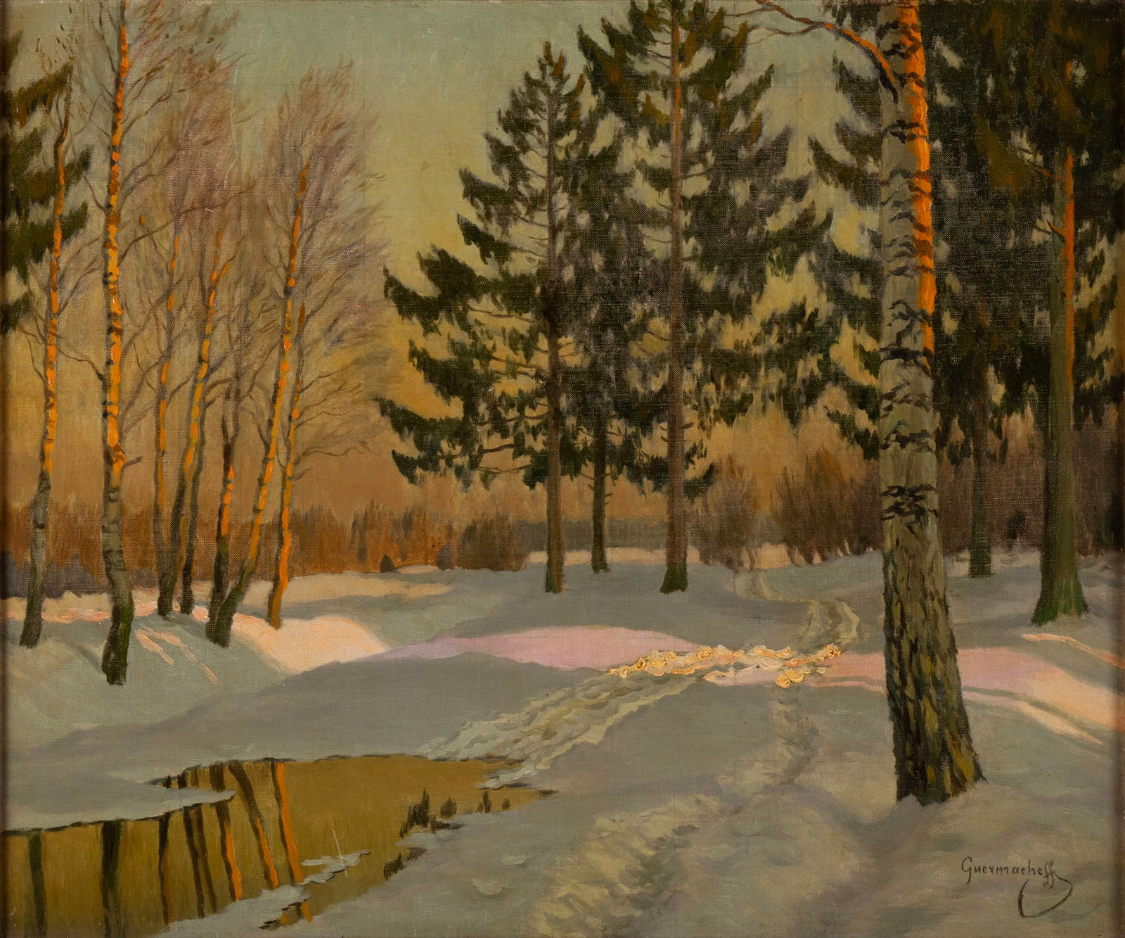 MIKHAIL MARKIANOVICH GERMACHEV (GUERMACHEFF) (RUSSIAN/FRENCH, 1867-1930) (1 of 9)