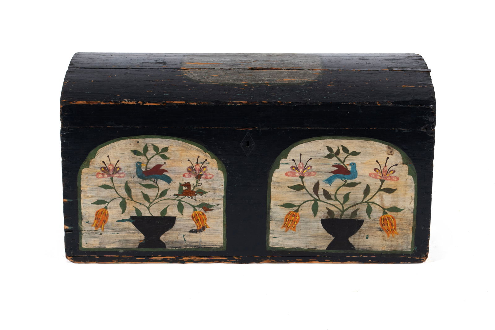 PAINTED PINE BLANKET CHEST (1 of 11)