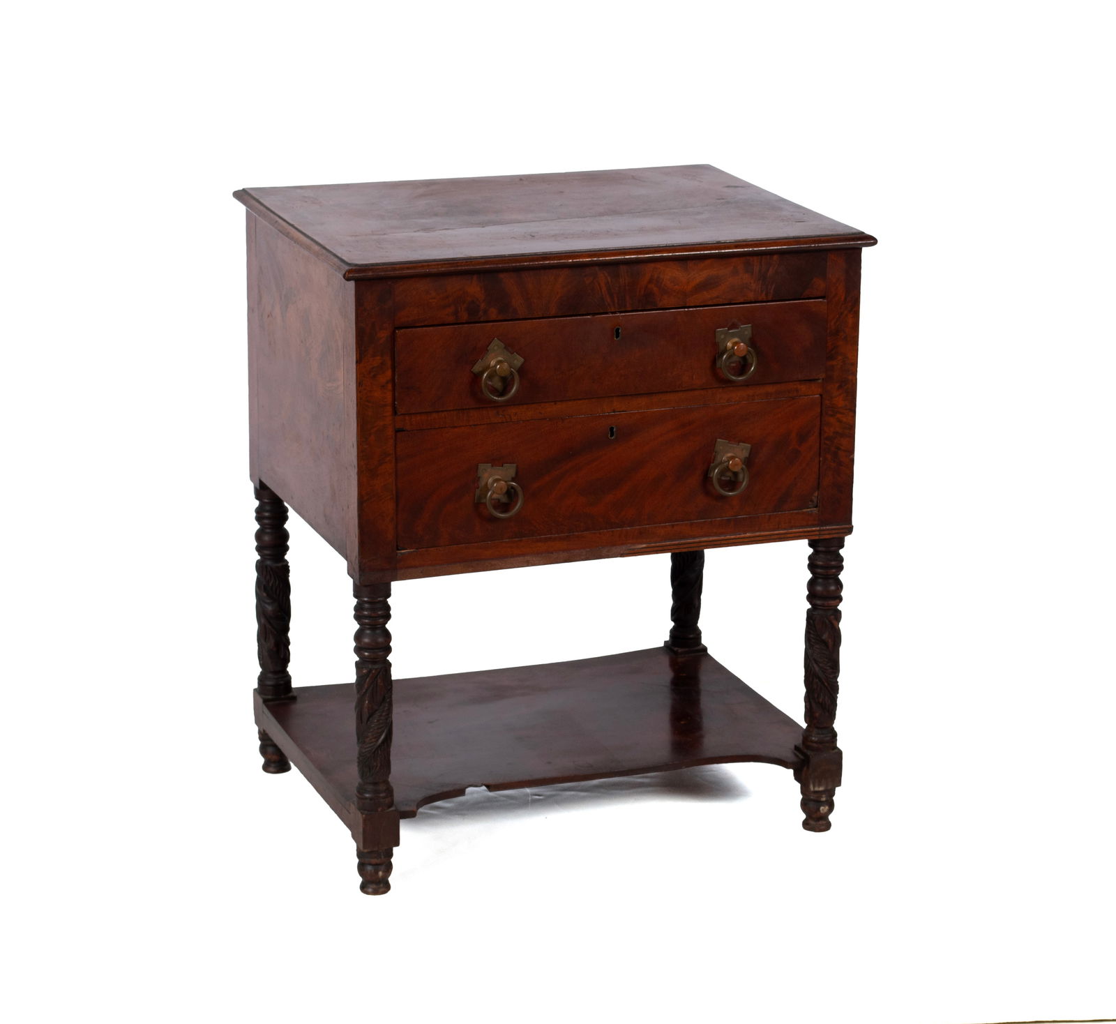 MAHOGANY CLASSICAL WORKTABLE (1 of 9)