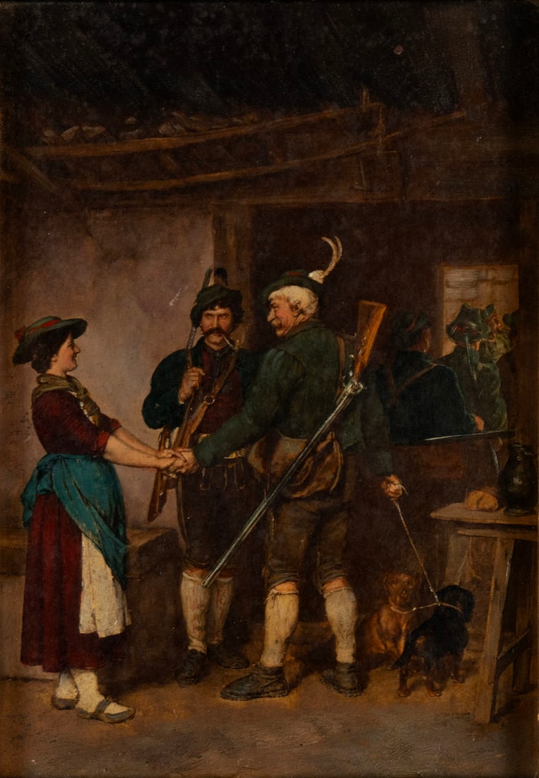 AFTER FRANZ VON DEFREGGER'S 'THE HUNTERS' FAREWELL' (1 of 7)