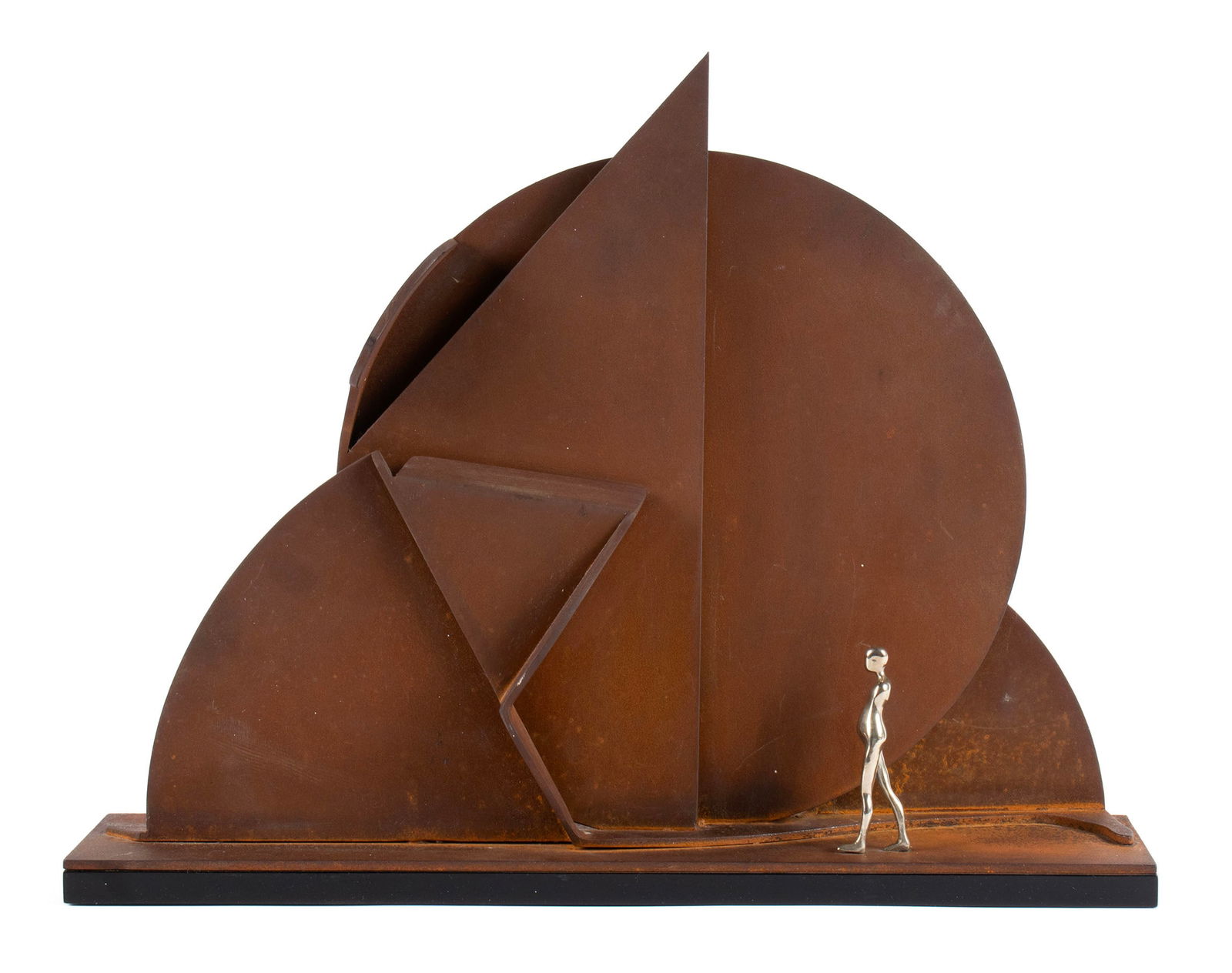 ERNEST TINO TROVA (AMERICAN, 1927-2009): Ernest Tino TrovaAmerican, 1927-2009Profile CantoSteelWith artist marks to underside of base, numbered 40/125, Pace Editions Inc., 1974.Ernest Tino Trova lived his entire life in St. Louis, Mis