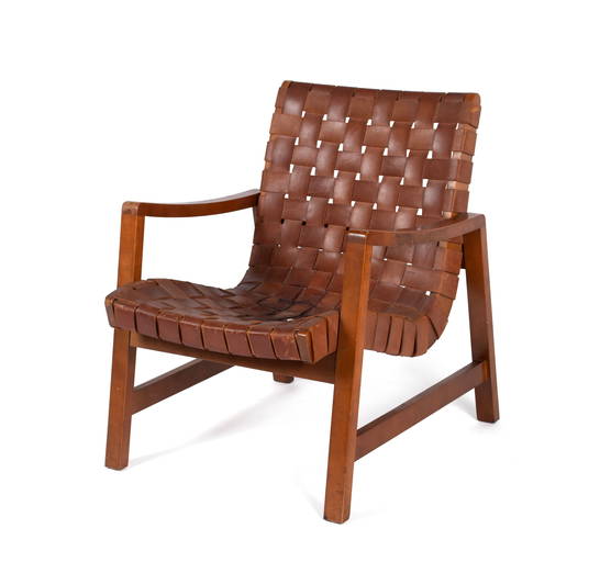 Pair Of Gunlocke Chairs In The Manner Of Jens Risom