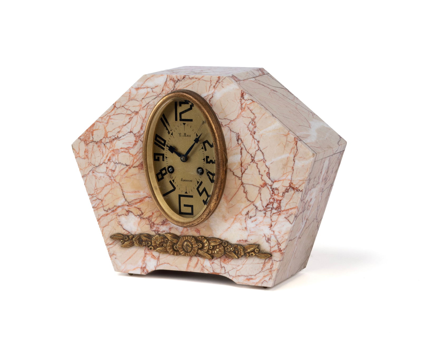 ART DECO MARBLE MANTEL CLOCK (1 of 6)