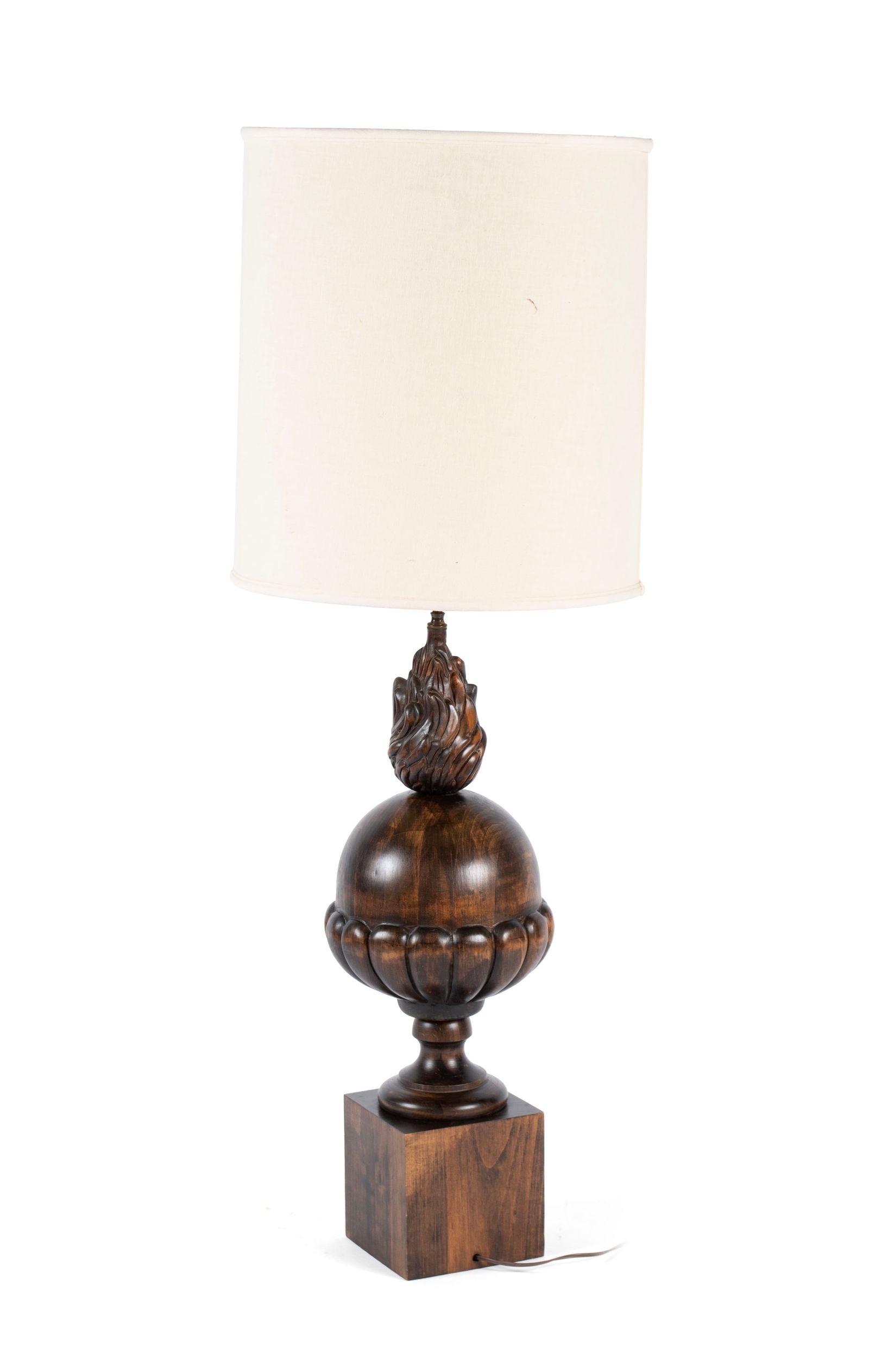 WOODEN FINIAL TABLE LAMP (1 of 5)