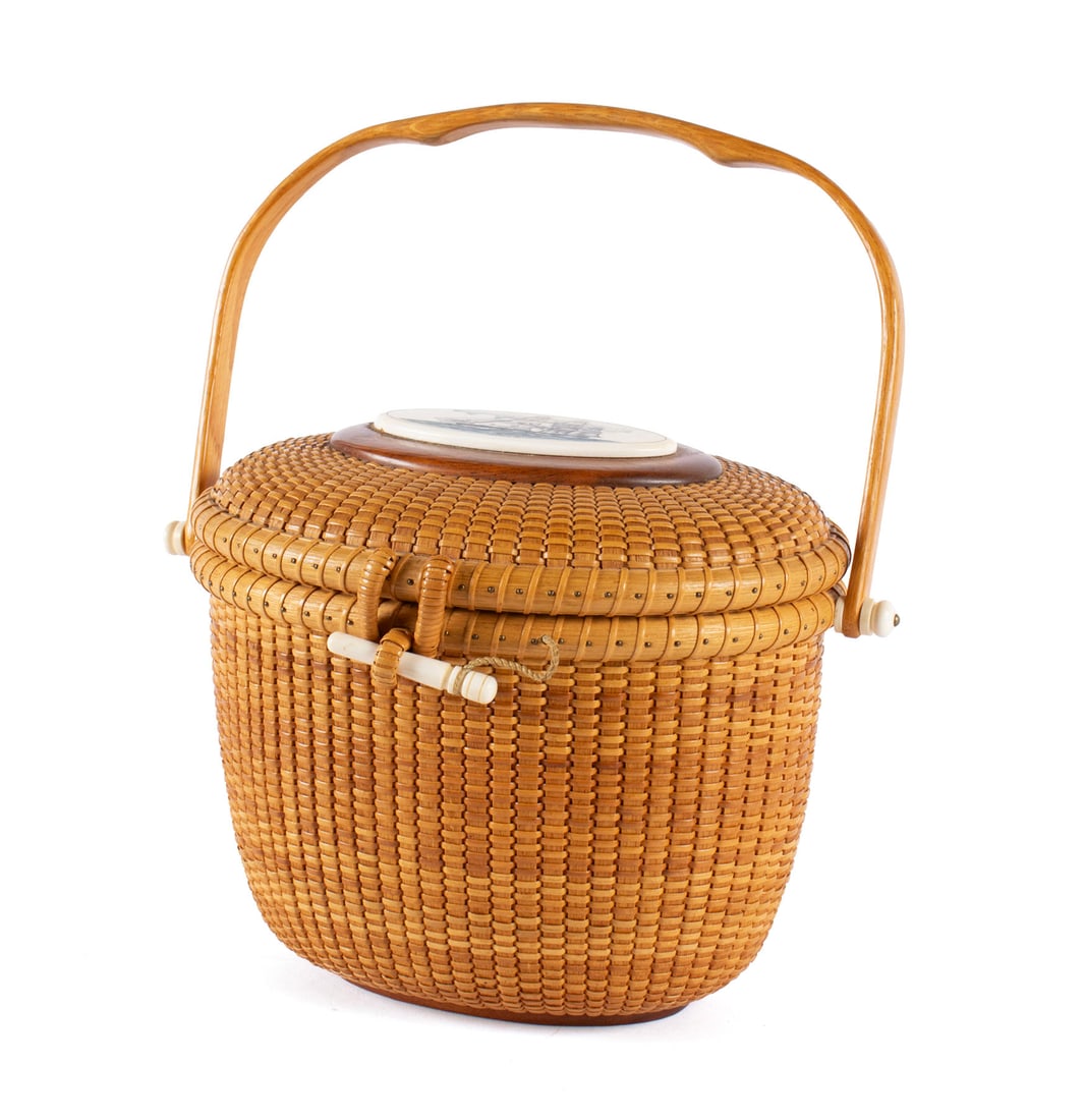 NANTUCKET BASKET PURSE BY MARTIN BROWN (1 of 13)