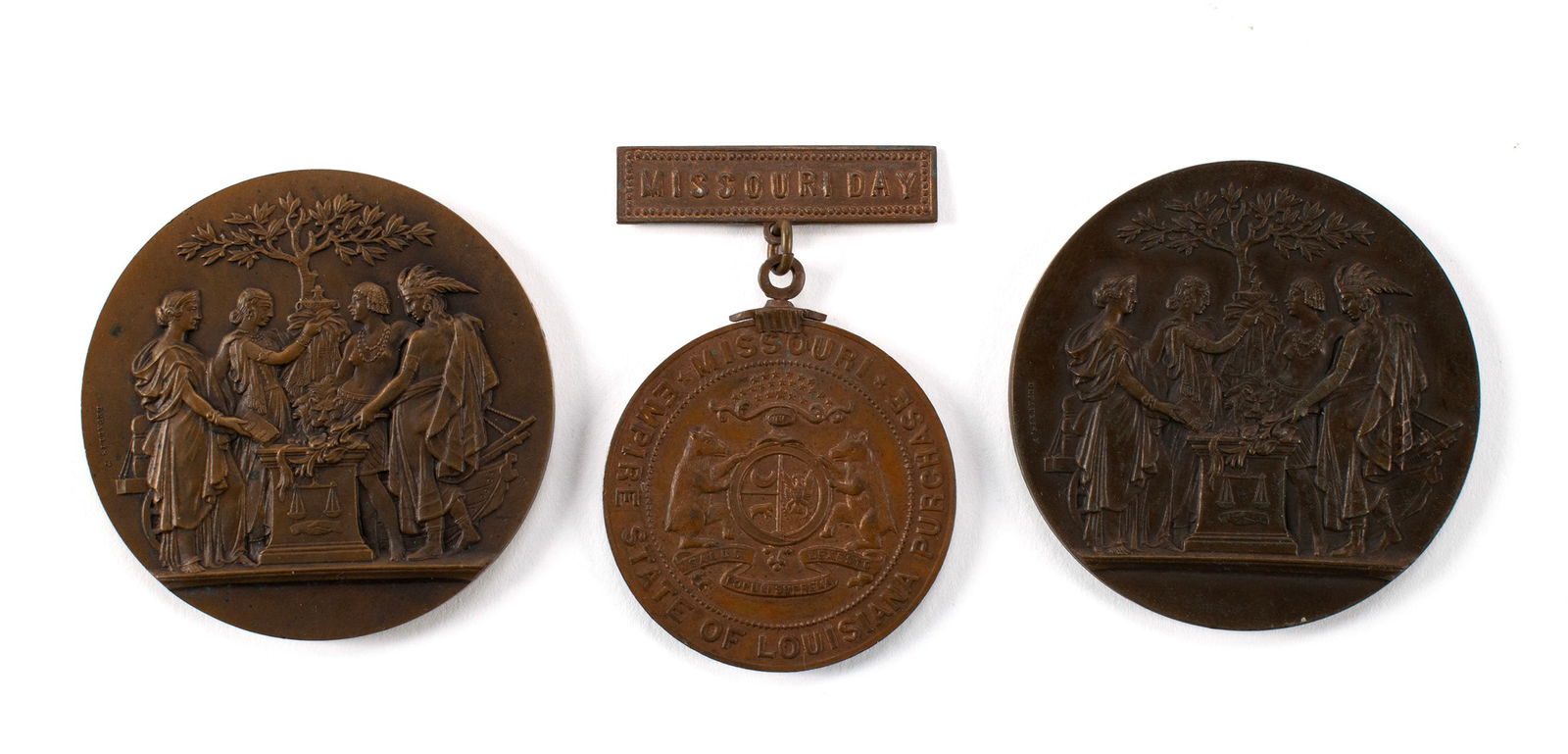 1904 LOUISIANA PURCHASE EXPOSITION ST. LOUIS WORLDS FAIR MEDALS (1 of 6)