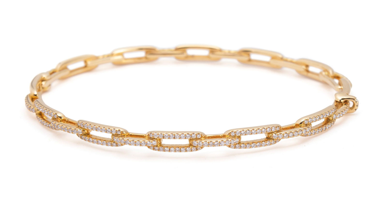 DAVID YURMAN 'STAX' GOLD LINK BRACELET (1 of 7)