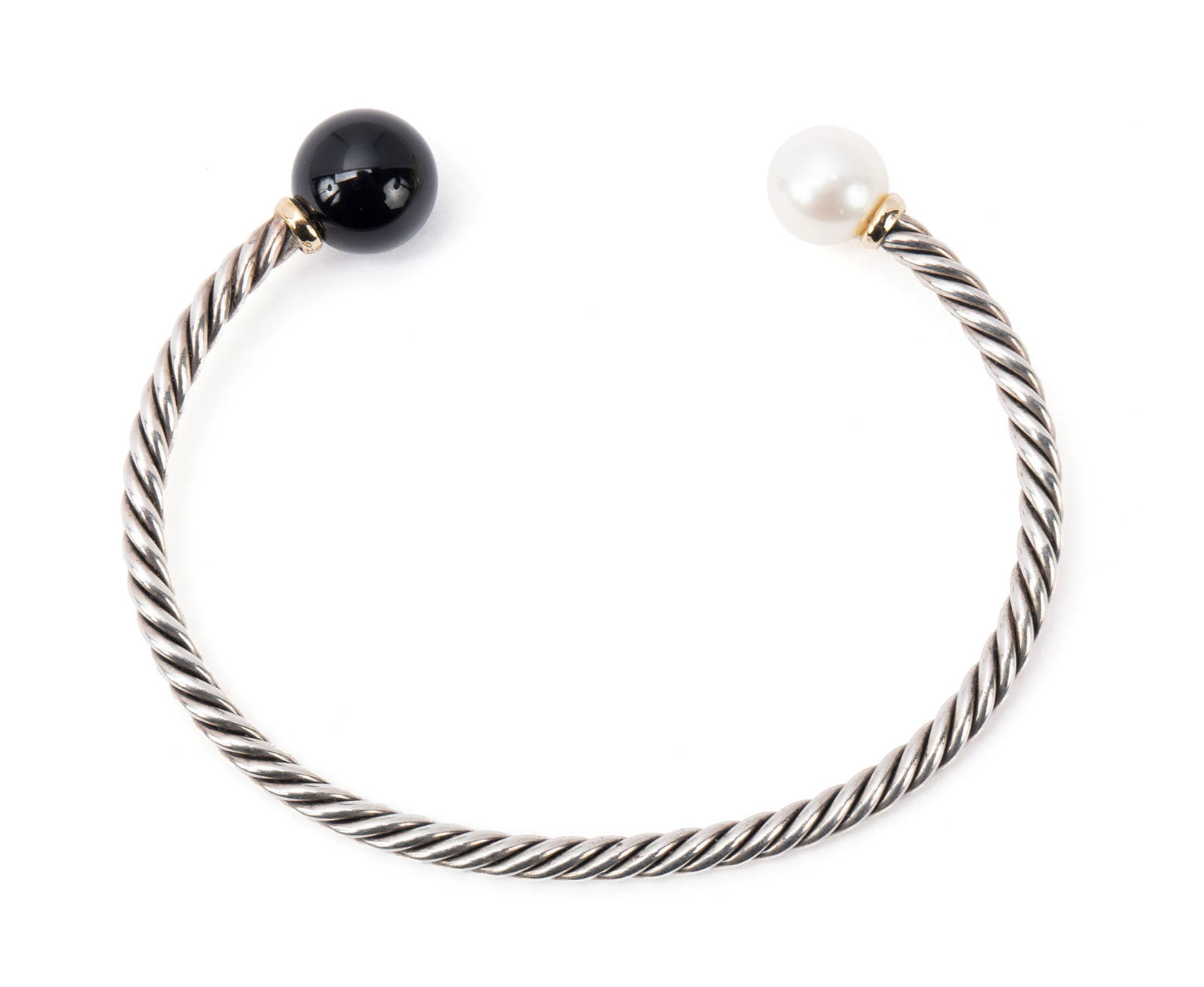 DAVID YURMAN STERLING CABLE CUFF (1 of 7)