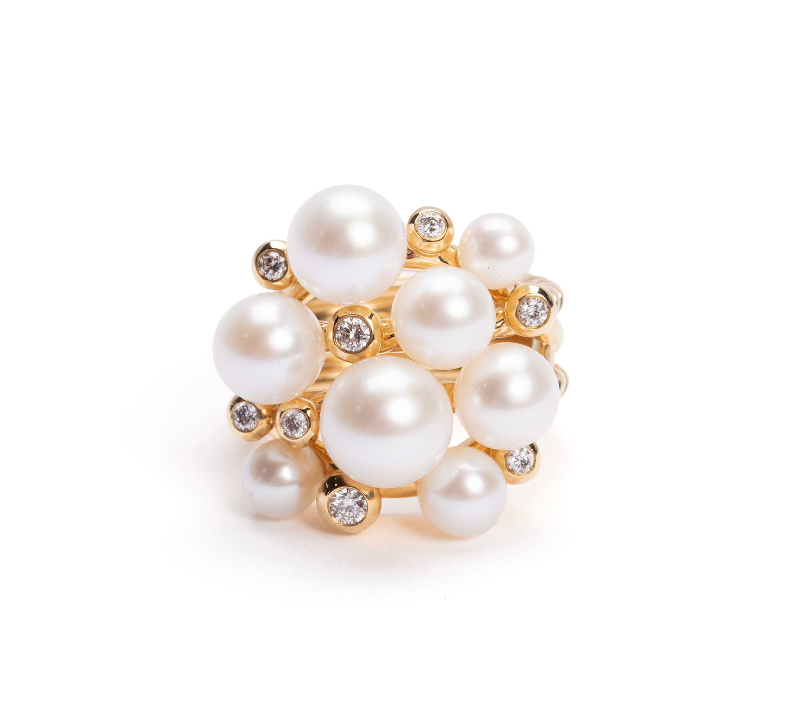 DAVID YURMAN PEARL AND DIAMOND RING (1 of 11)