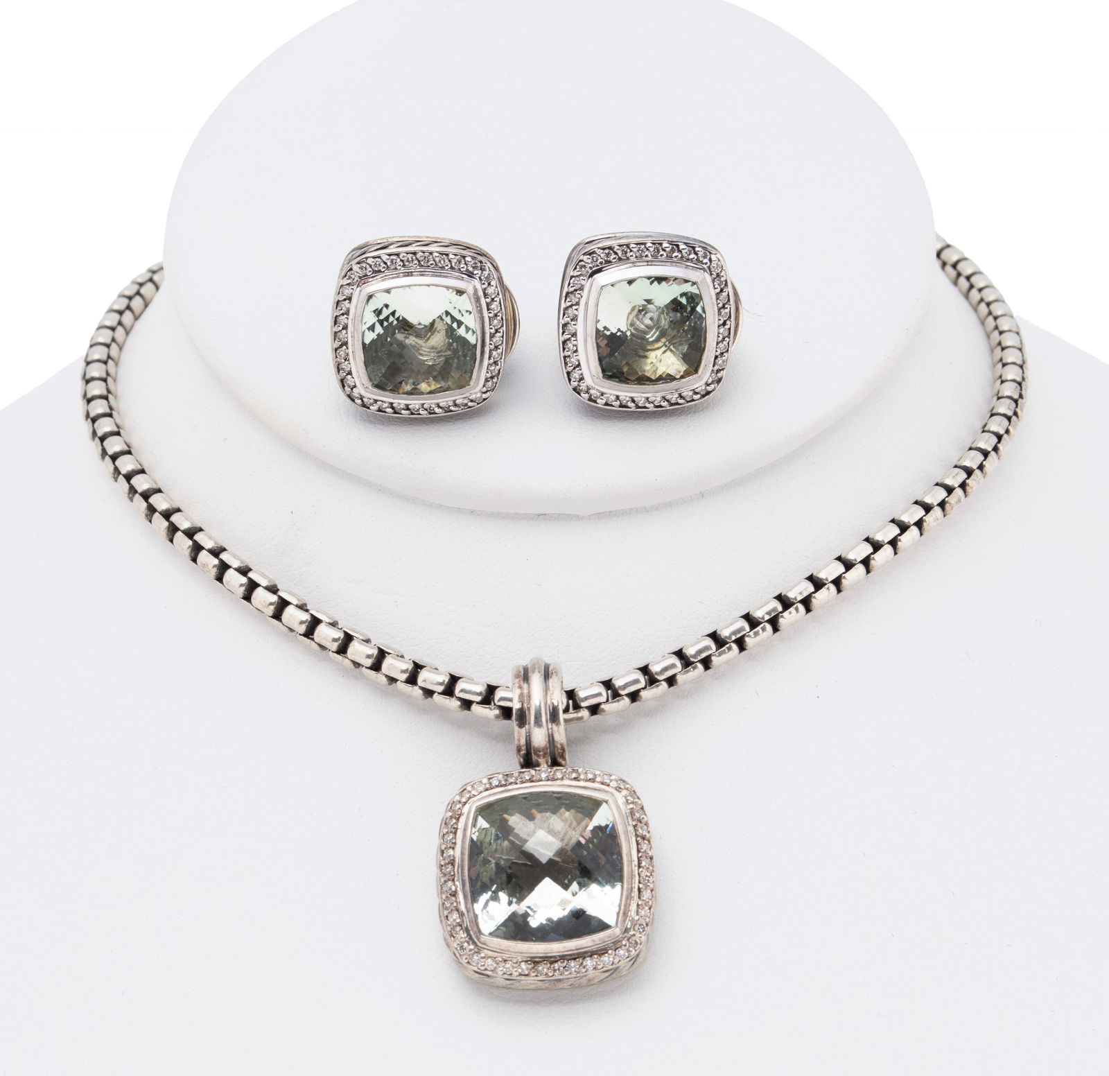 DAVID YURMAN PENDANT NECKLACE & EARRING SET (1 of 11)