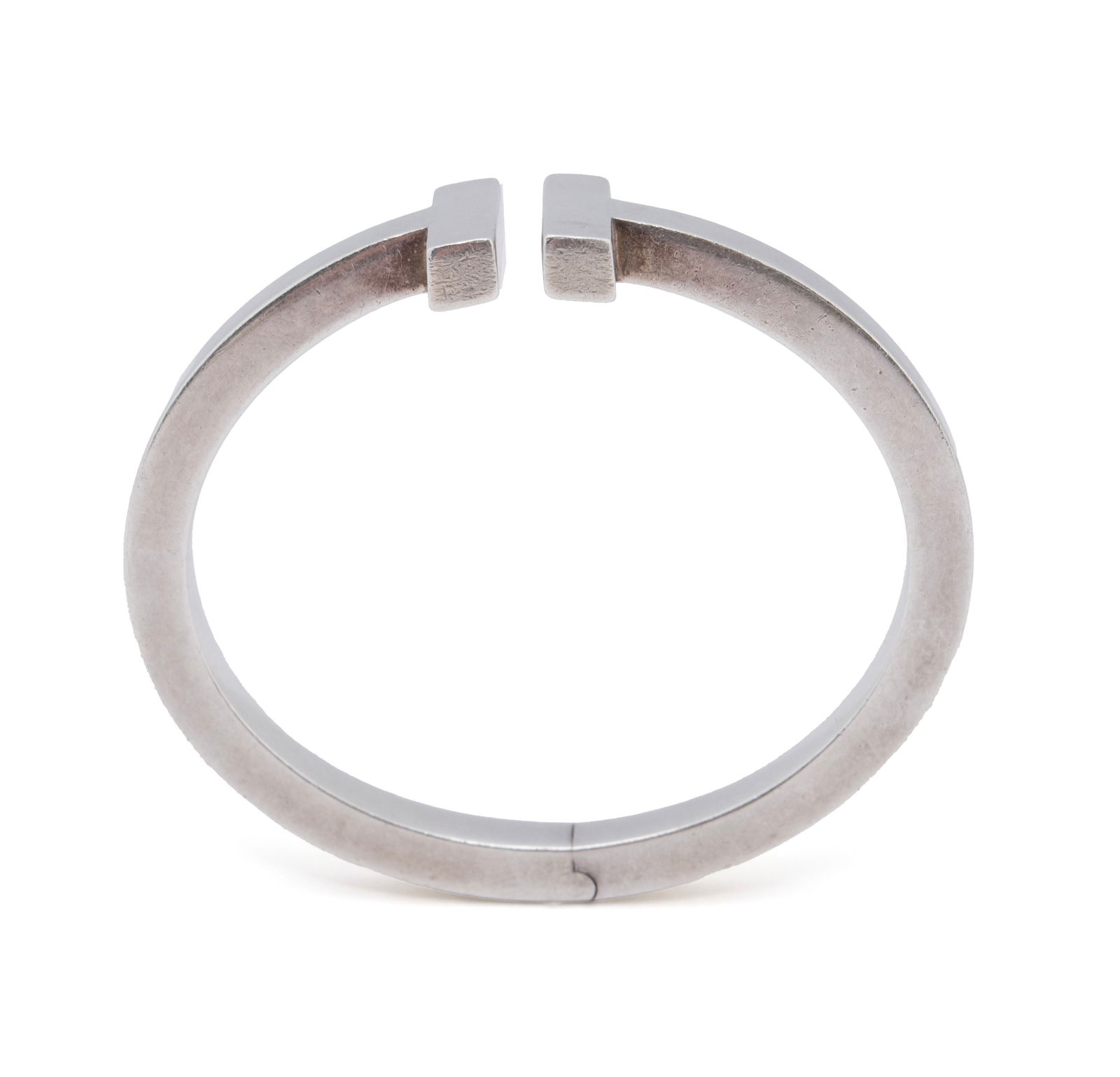 TIFFANY & CO. STERLING SILVER "T" BRACELET (1 of 8)