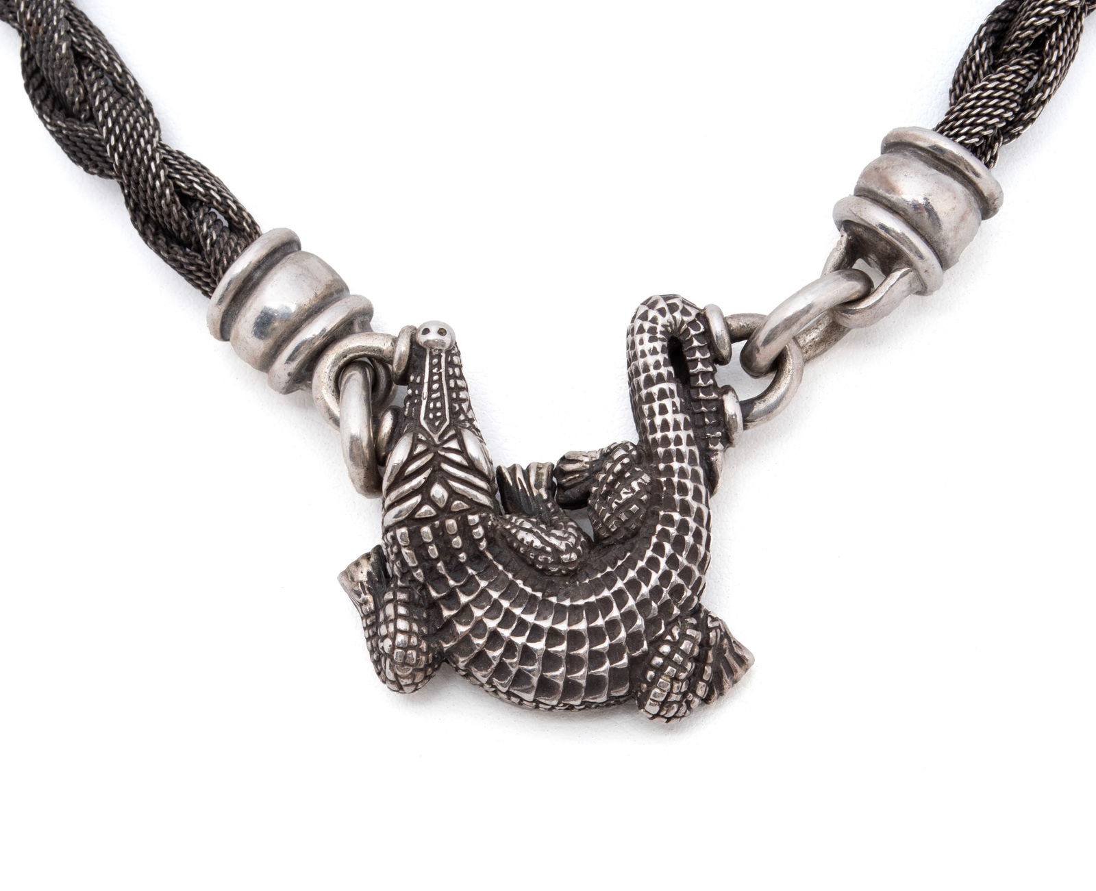 BARRY KIESELSTEIN-CORD ALLIGATOR NECKLACE (1 of 6)