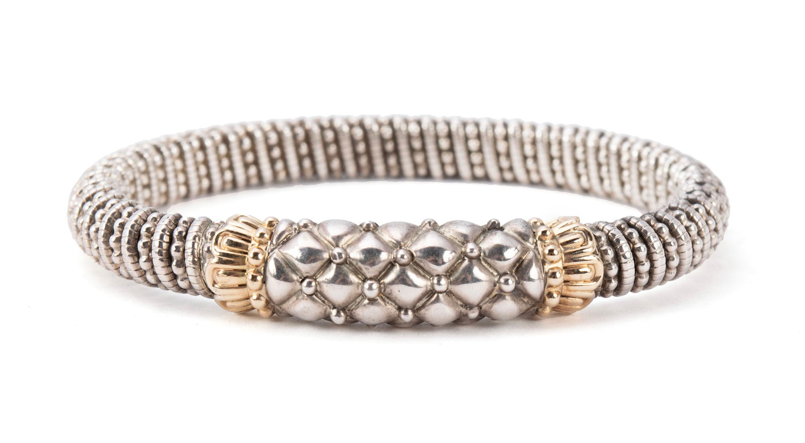 ALWAND VAHAN STERLING & GOLD BRACELET (1 of 5)