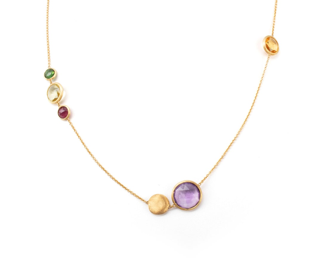 MARCO BICEGO GOLD & GEMSTONE NECKLACE (1 of 8)