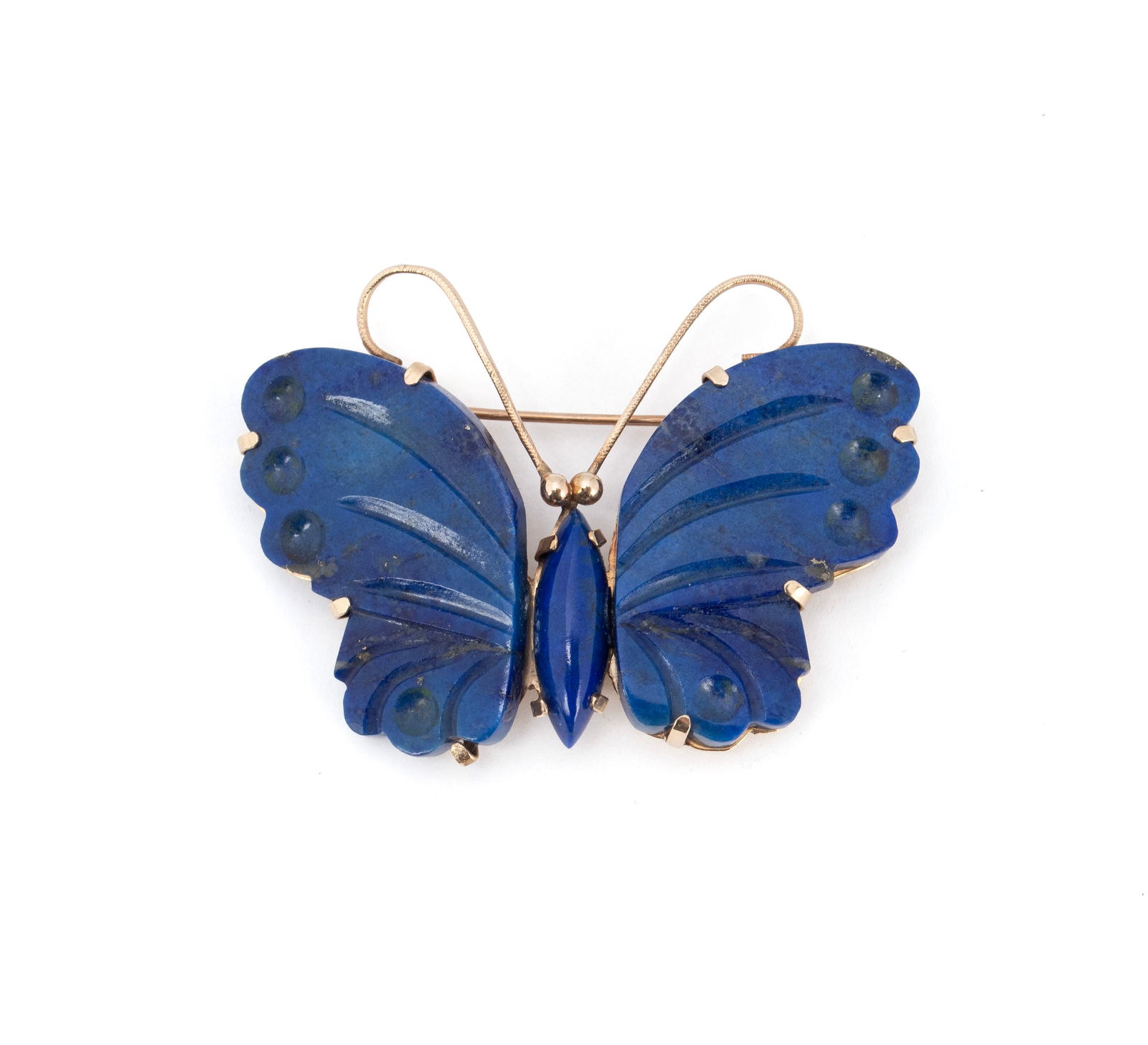 LAPIS BUTTERFLY BROOCH (1 of 4)