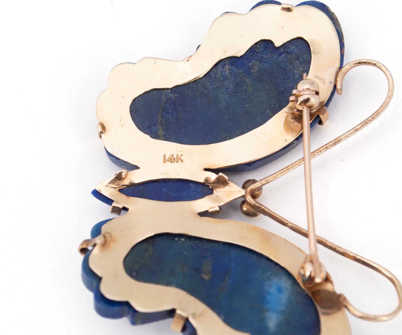 LAPIS BUTTERFLY BROOCH - 4