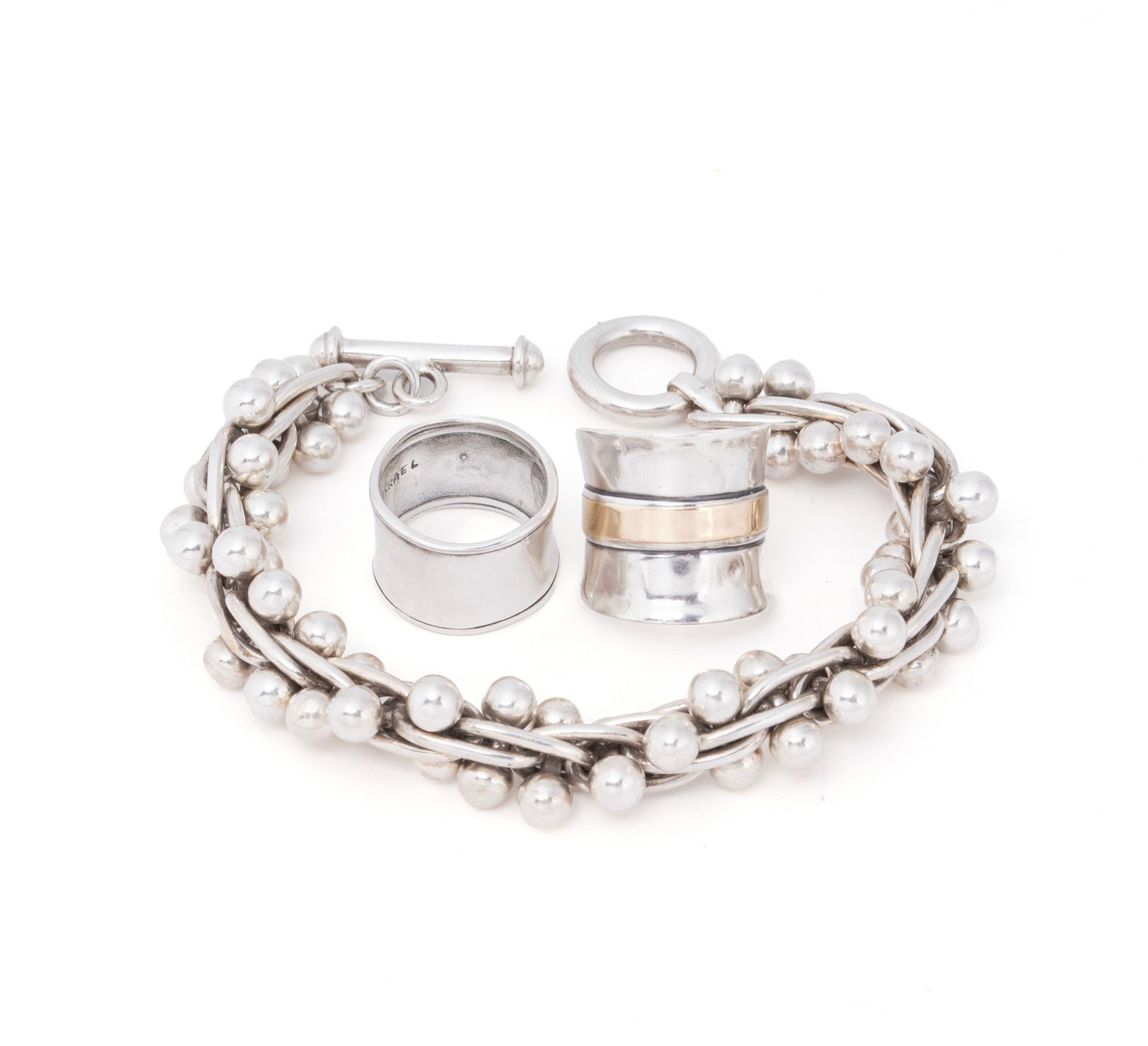 THREE PIECES OF SILPADA STERLING JEWELRY (1 of 9)