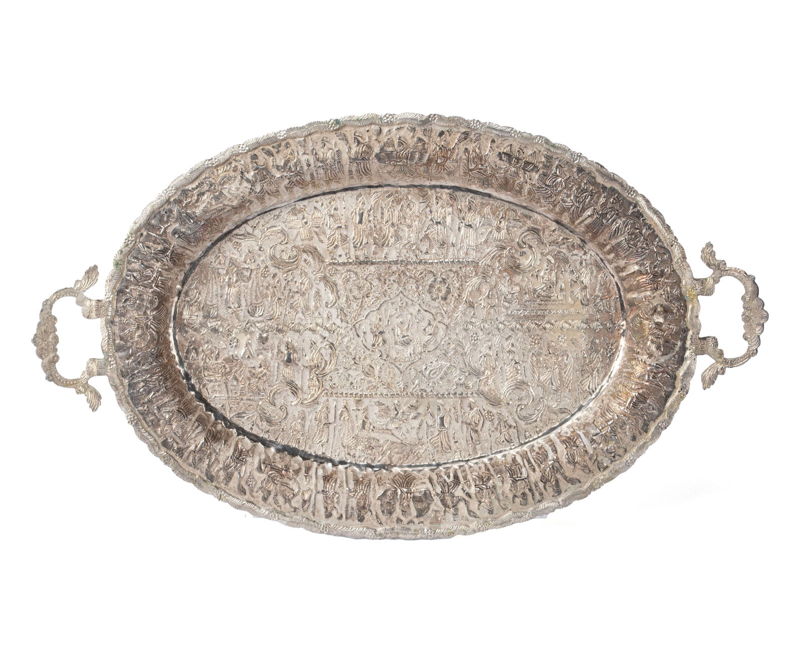 PERSIAN SILVER TRAY (1 of 7)