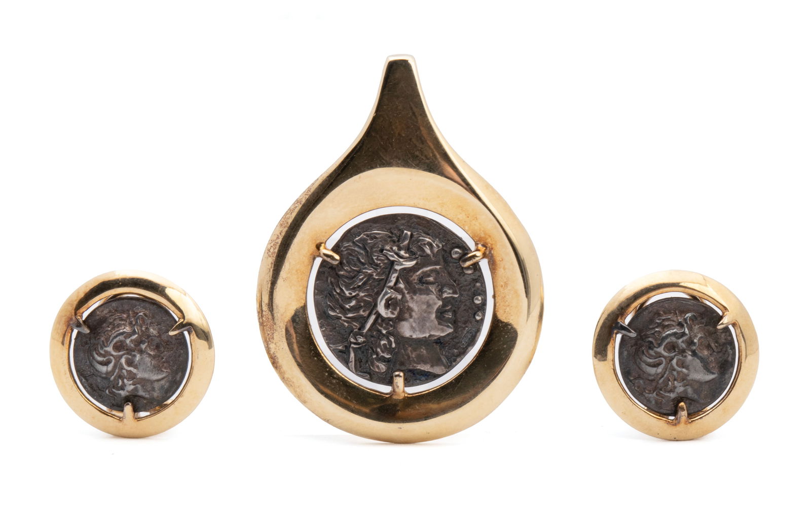 YELLOW GOLD ROMAN COIN SUITE (1 of 9)