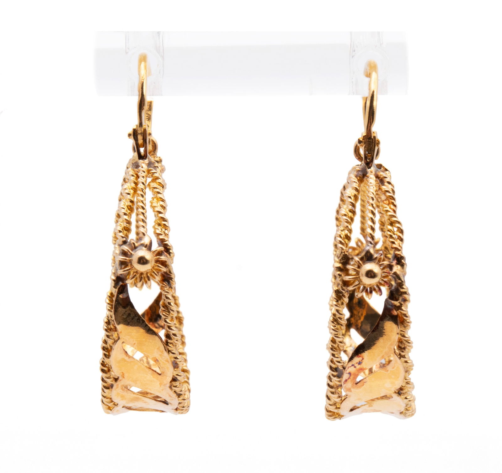 HIGH KARAT GOLD HOOP EARRINGS (1 of 6)