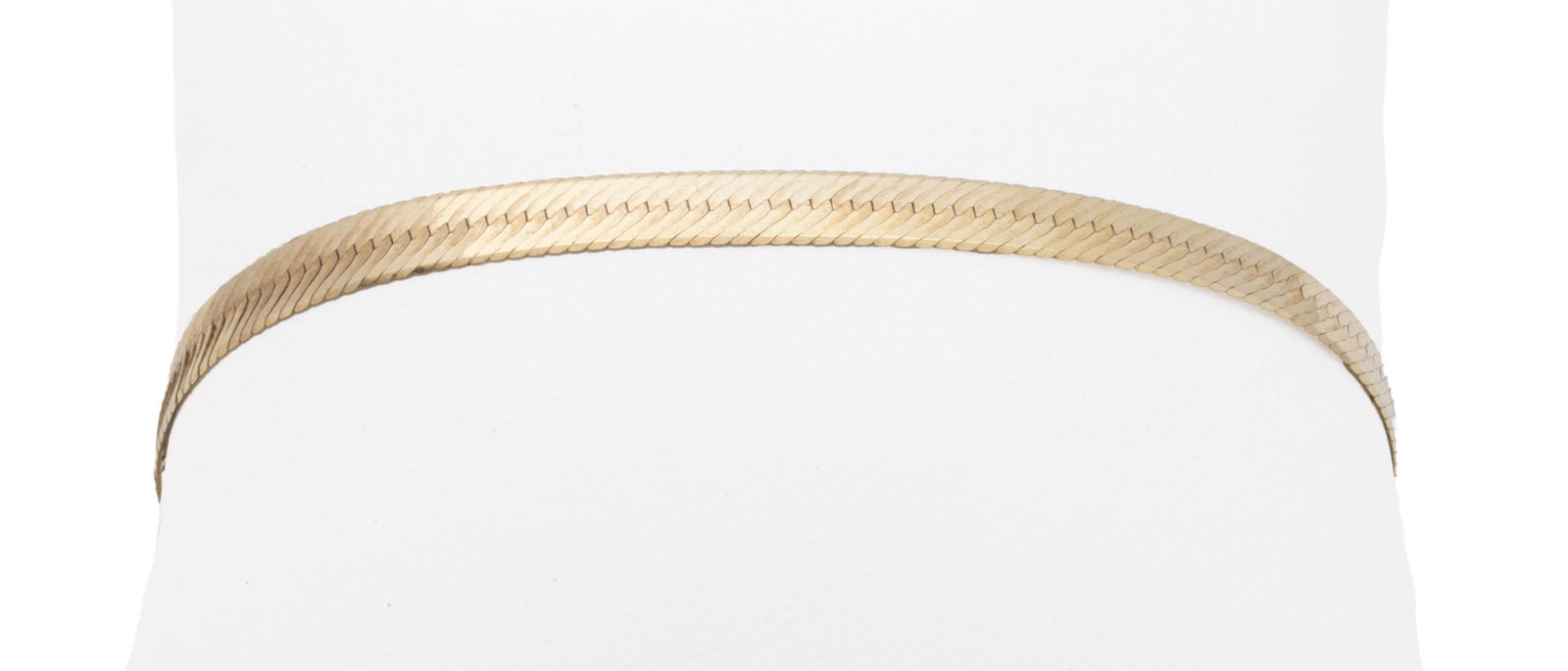 GOLD HERRINGBONE BRACELET (1 of 7)