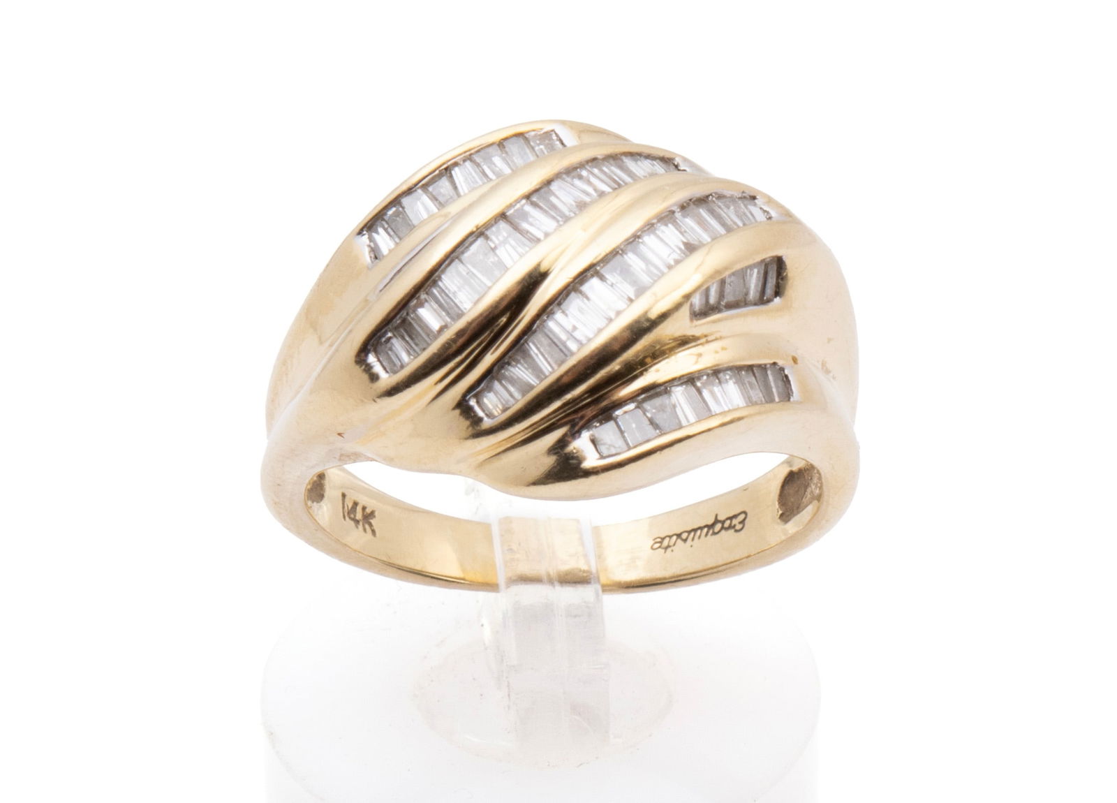 DIAMOND GOLD COCKTAIL RING (1 of 8)
