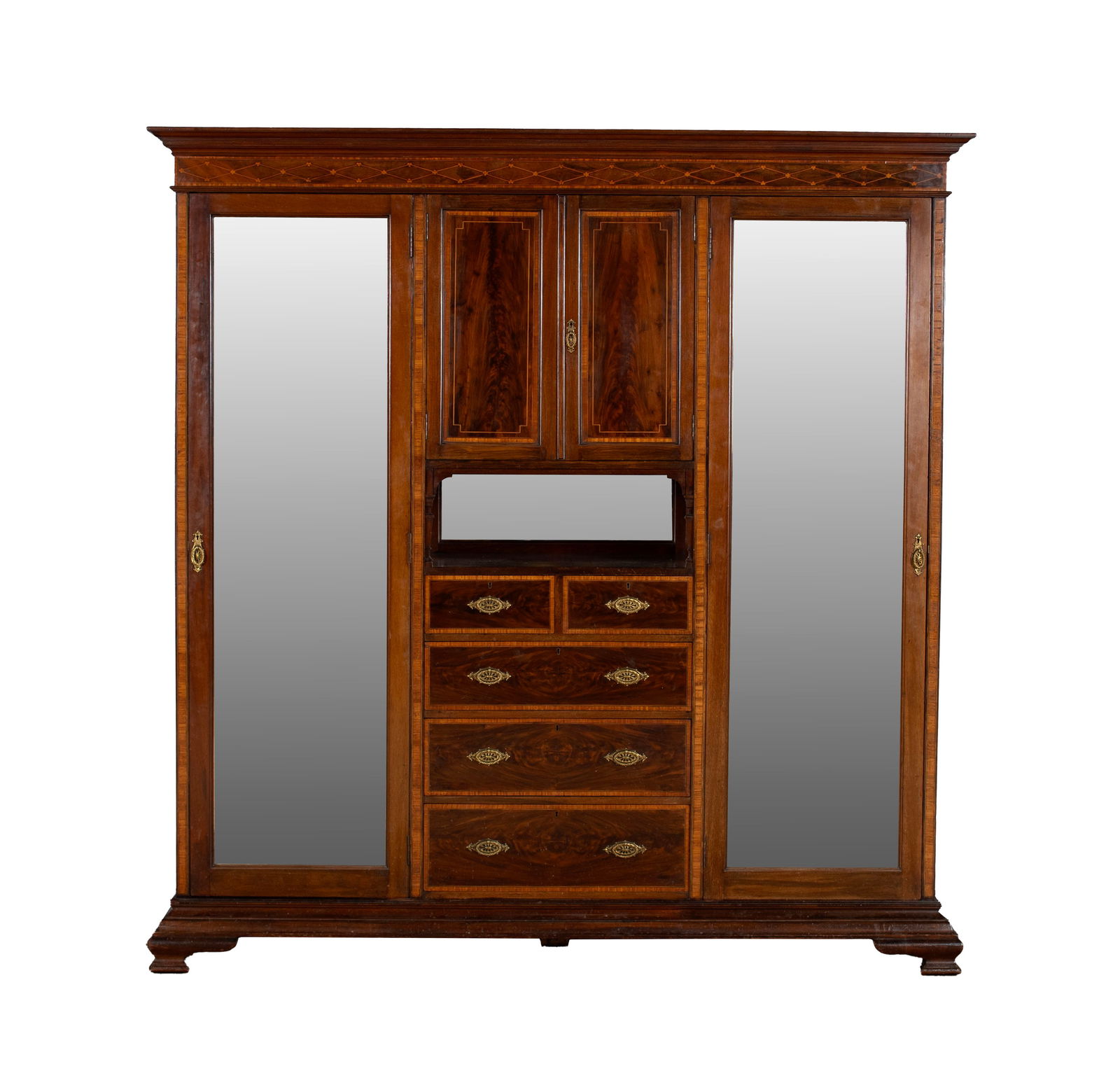 EDWARDIAN TRIPLE WARDROBE (1 of 11)