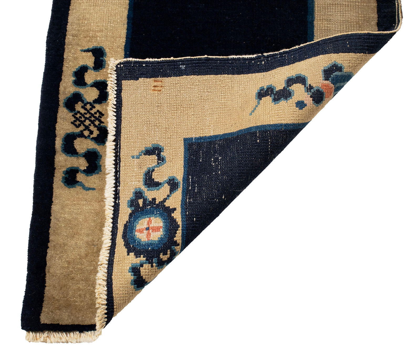 TWO PEKING THROW RUGS - 6