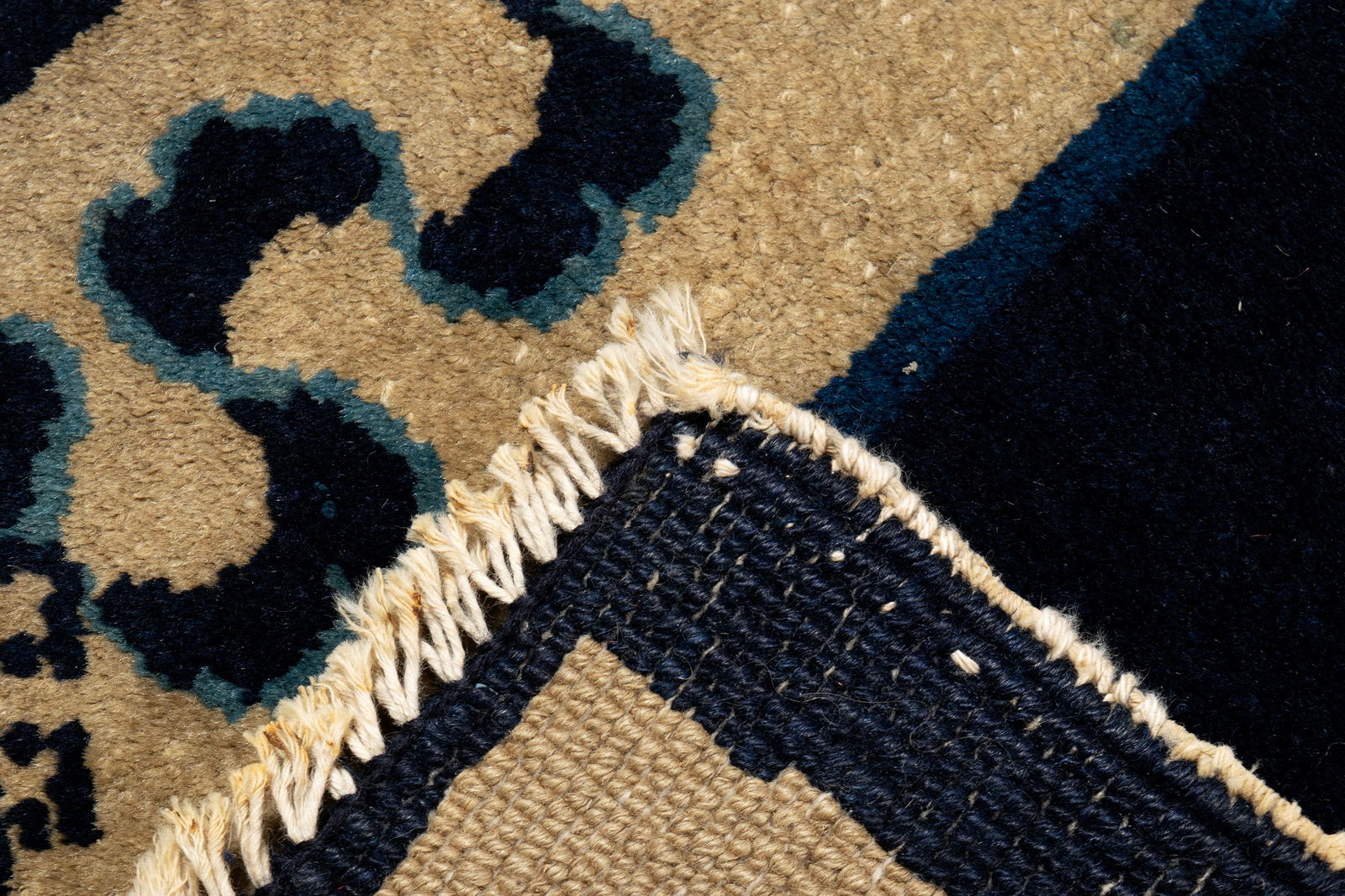 TWO PEKING THROW RUGS - 8