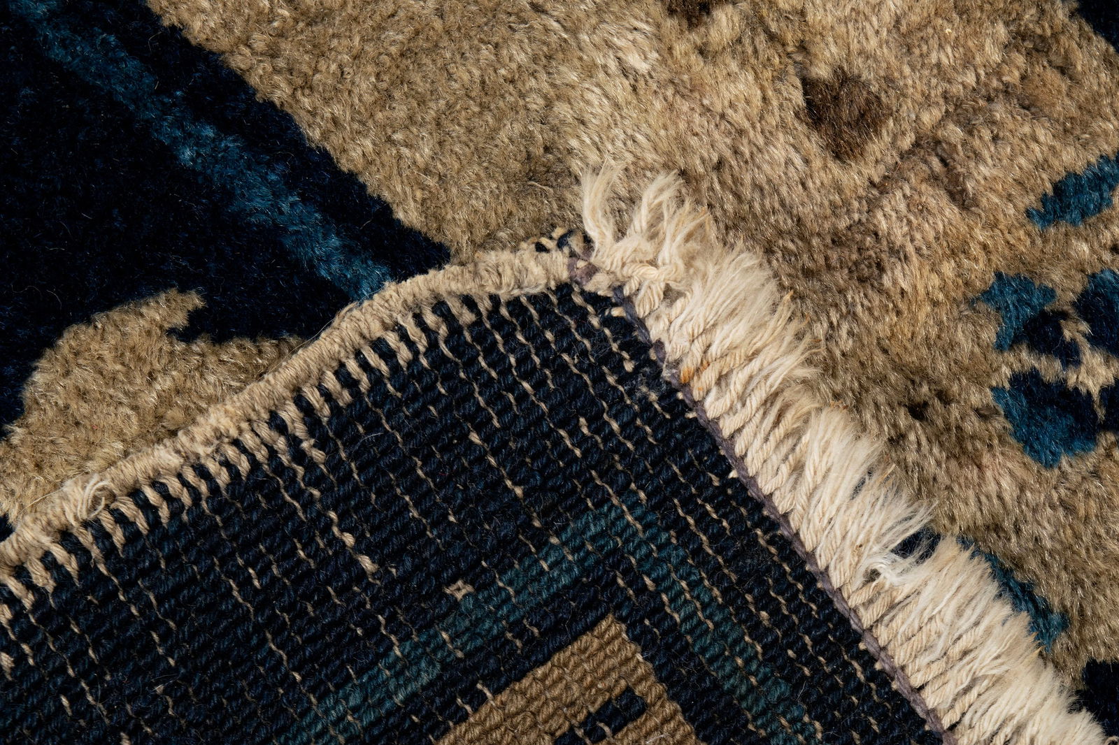 TWO PEKING THROW RUGS - 9