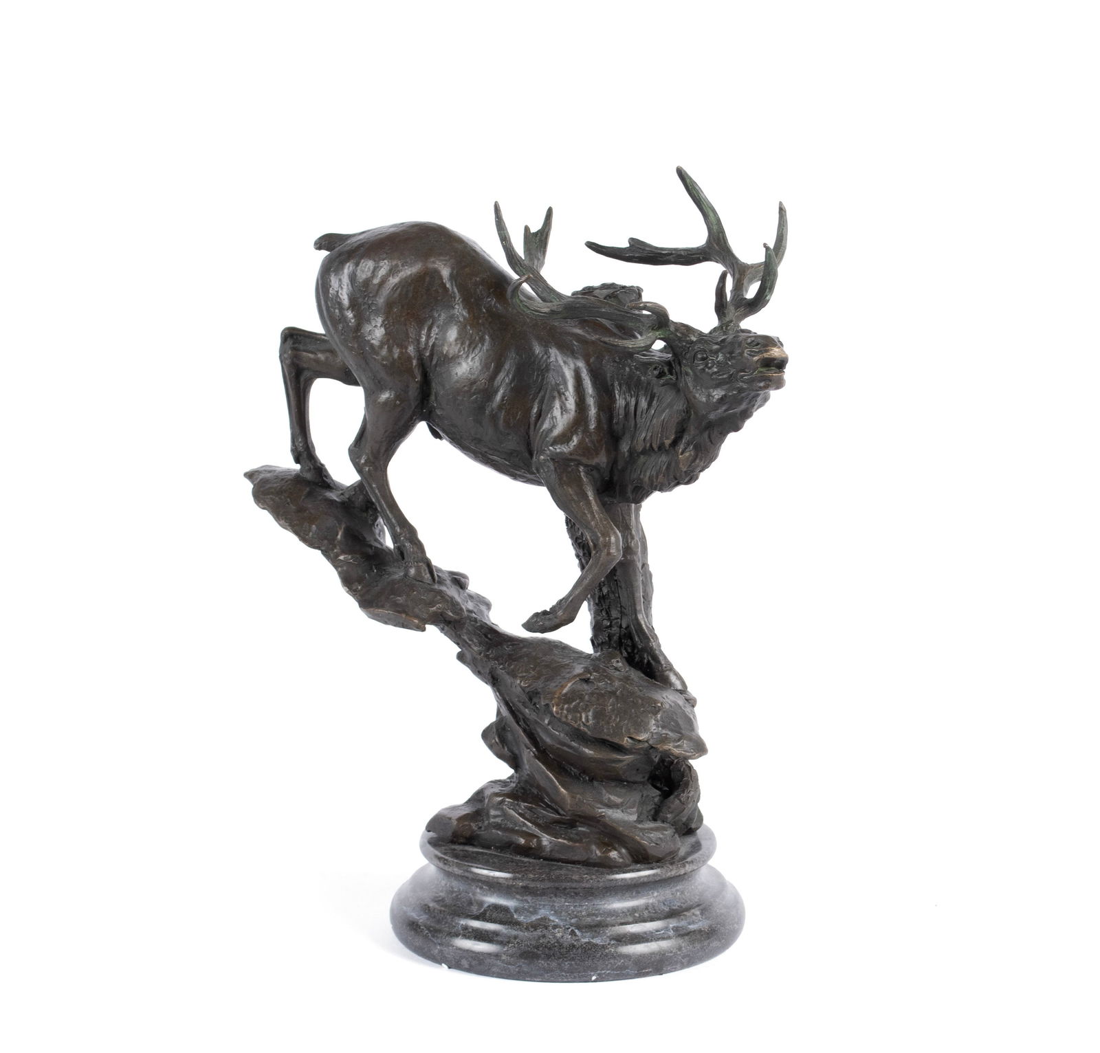 STATUE OF A BULL ELK (1 of 7)