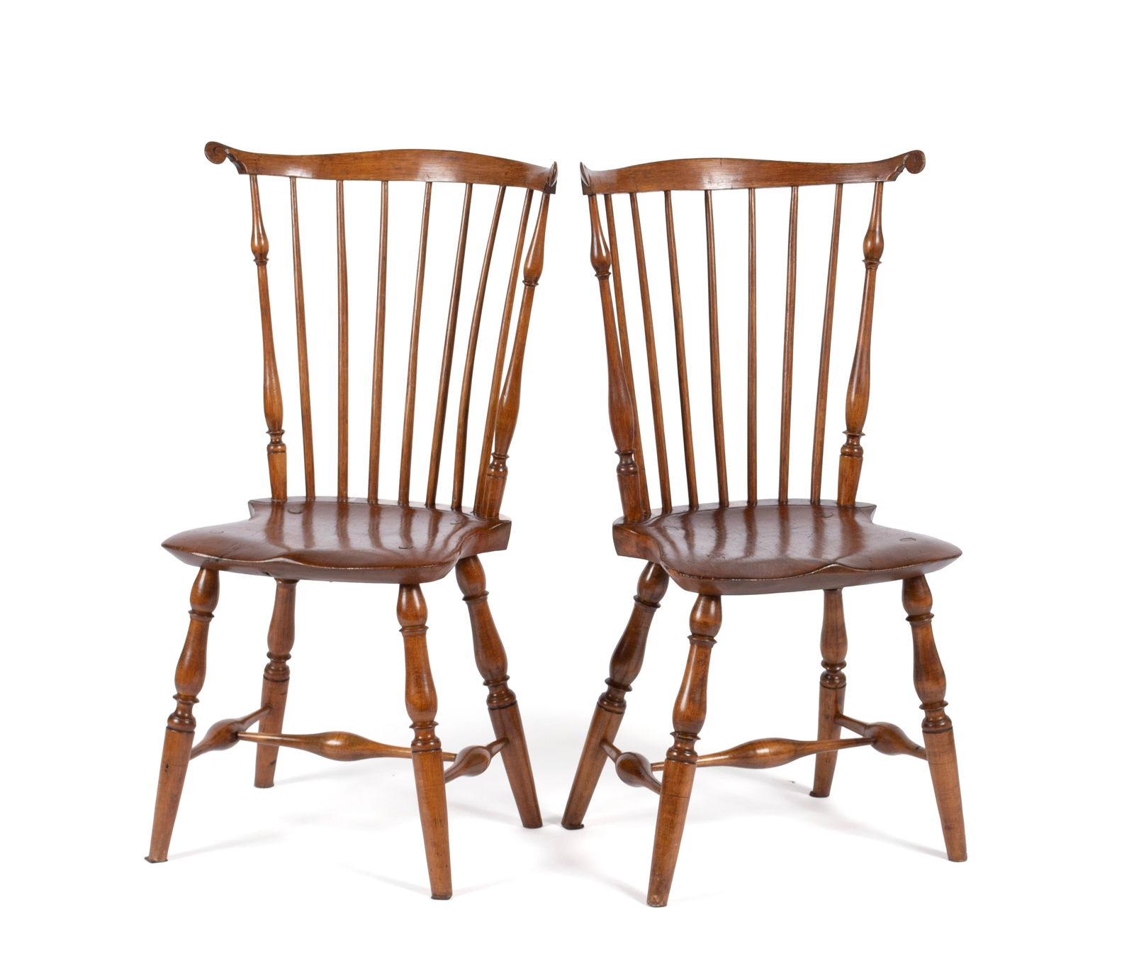 PAIR OF PENNSYLVANIA FAN BACK WINDSOR SIDE CHAIRS (1 of 10)